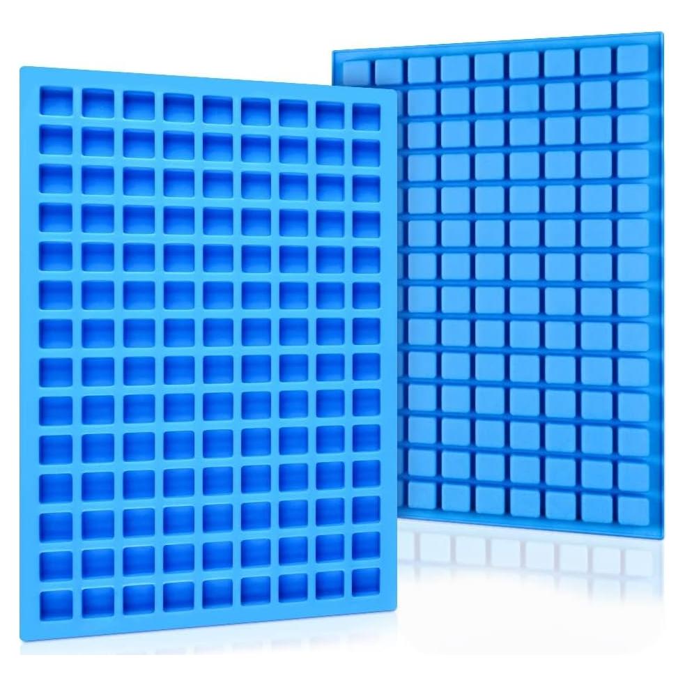 Moldes de Silicona Cuadrados CAKETIME - 2 Piezas 252 Gominolas