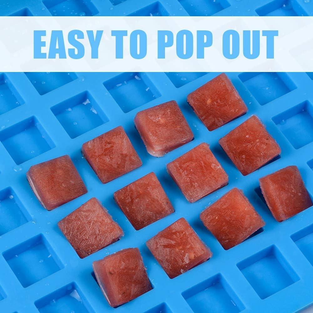 Moldes de Silicona Cuadrados CAKETIME - 2 Piezas 252 Gominolas