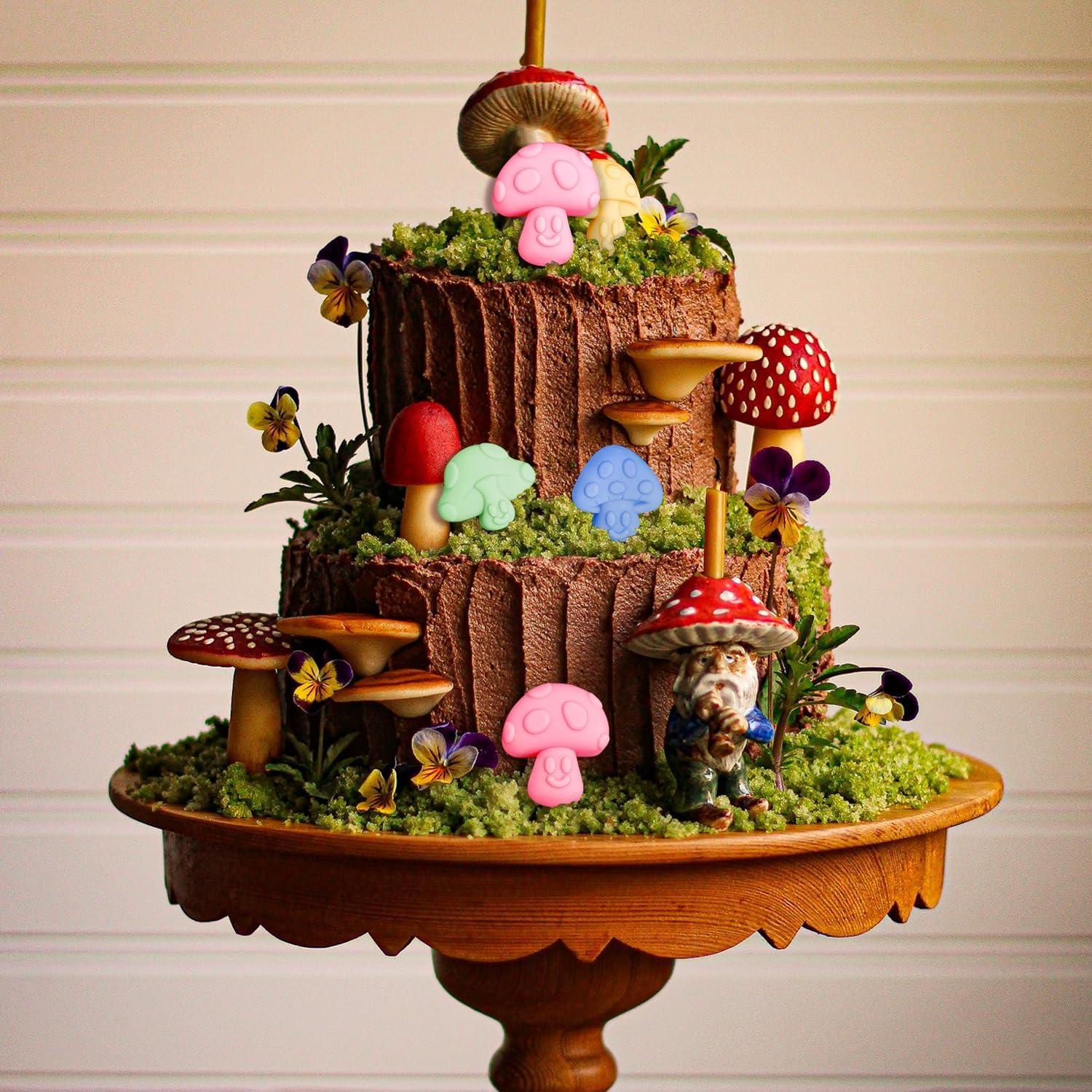 Juego de 2 Moldes de Silicona EQUNROY para Hongo 3D - 32 Cavidades