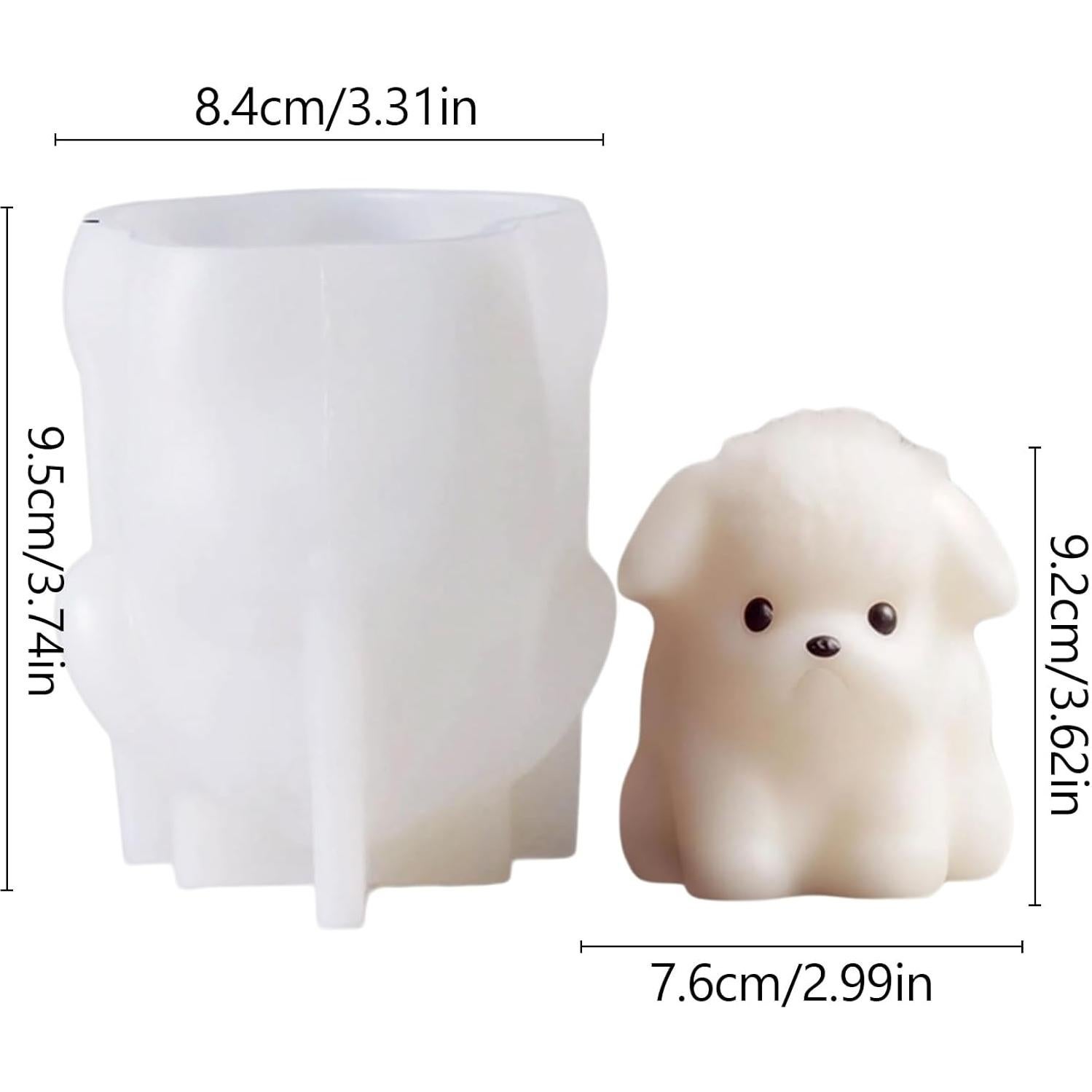 Moldes de Gelatina de Silicona Gasusen - Animales Lindos 11.91x10.59cm