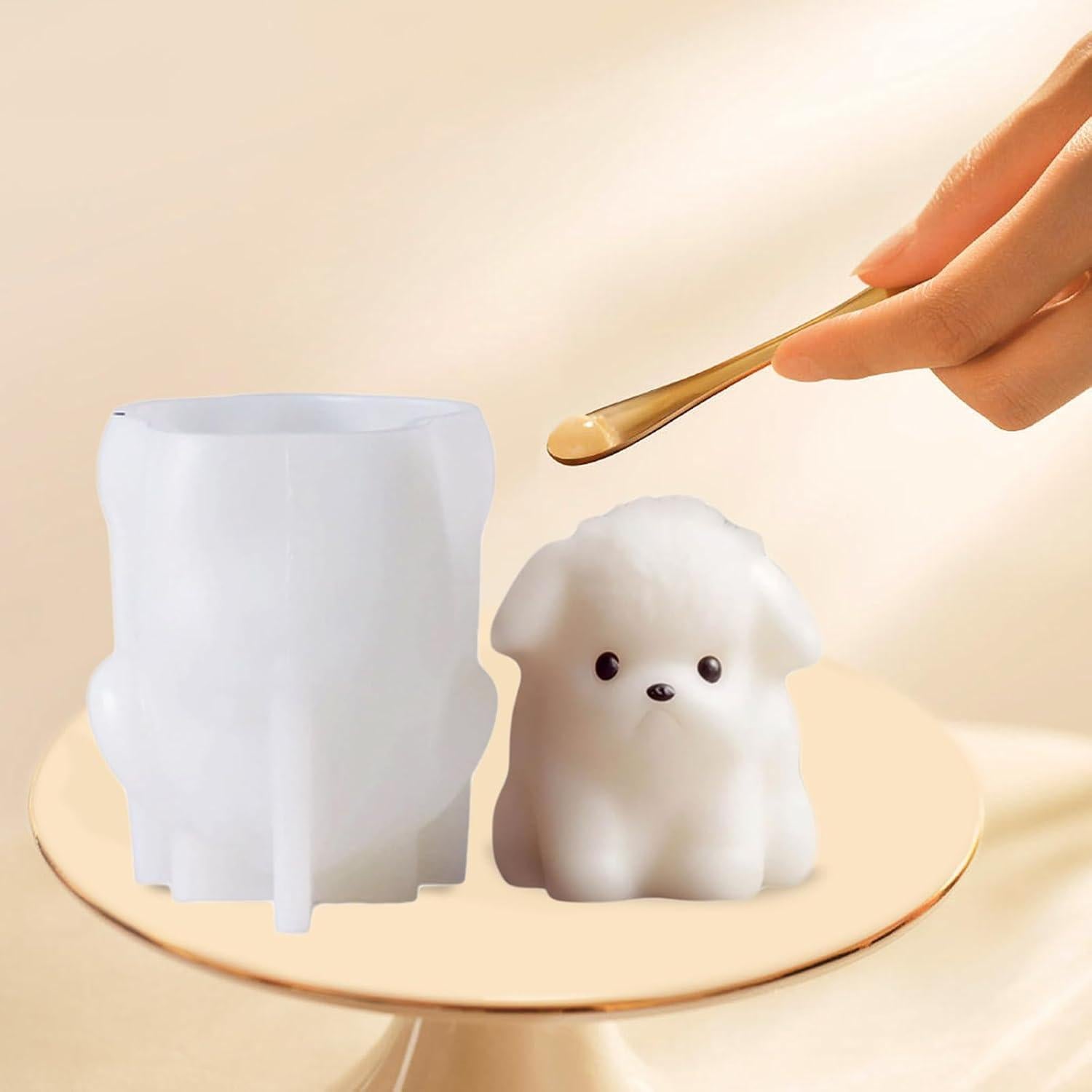 Moldes de Gelatina de Silicona Gasusen - Animales Lindos 11.91x10.59cm