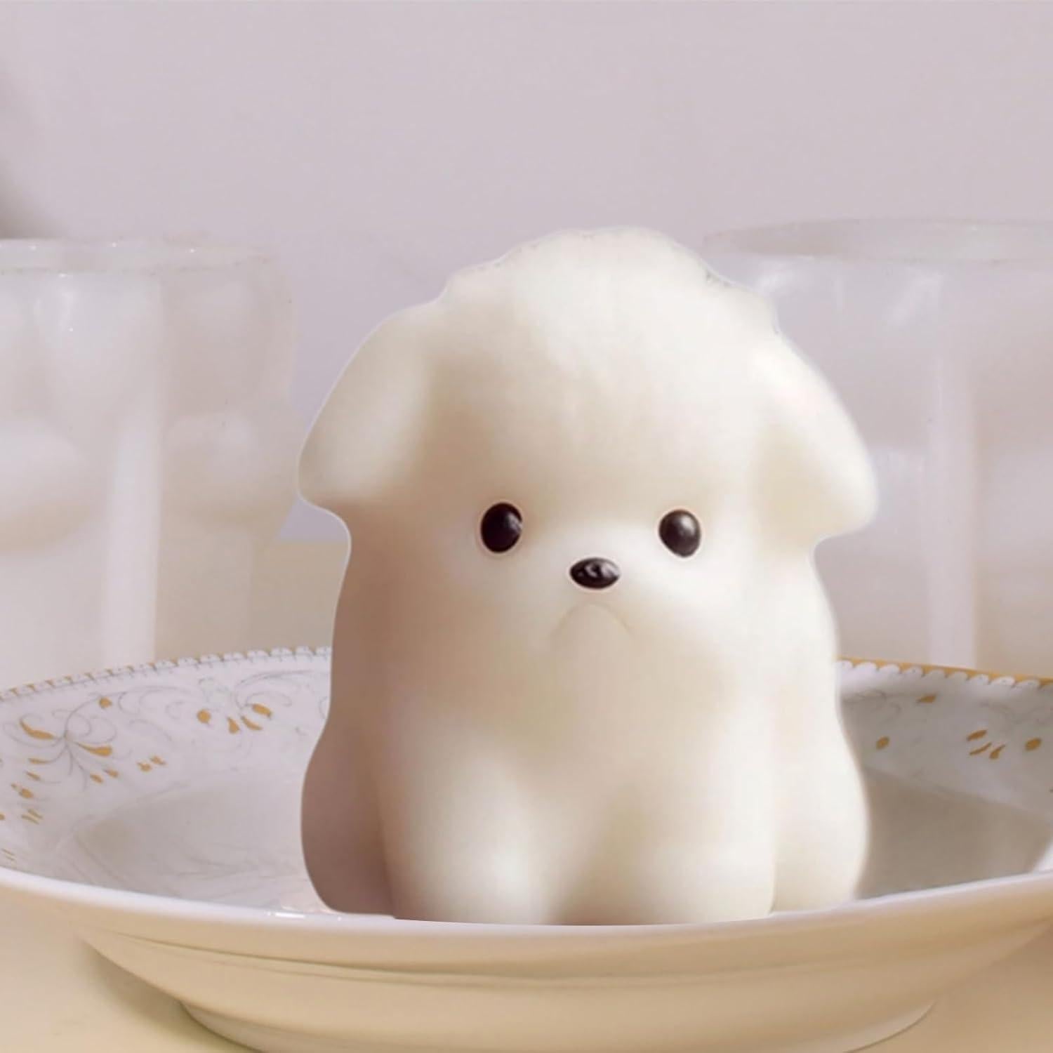 Moldes de Gelatina de Silicona Gasusen - Animales Lindos 11.91x10.59cm