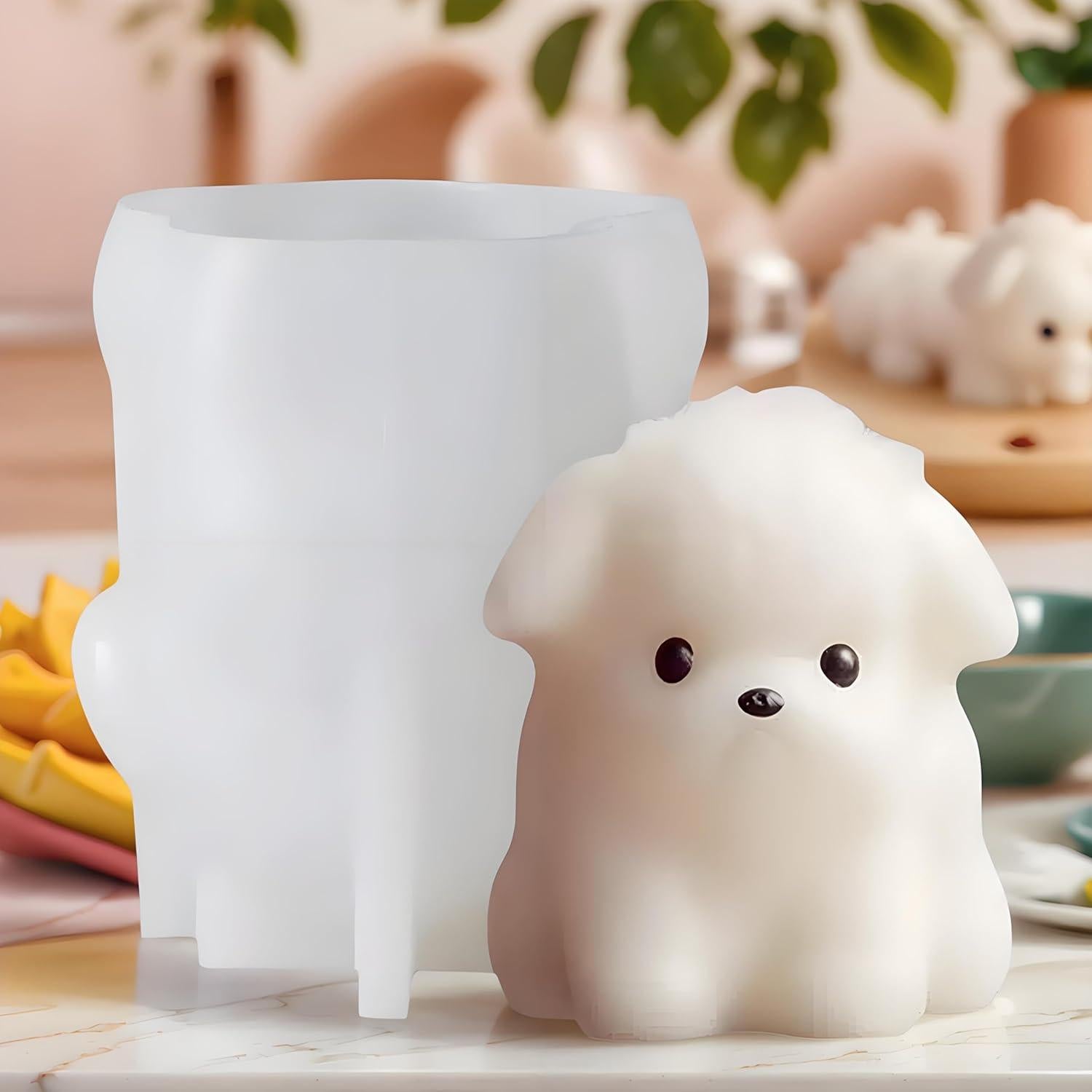 Moldes de Gelatina de Silicona Gasusen - Animales Lindos 11.91x10.59cm