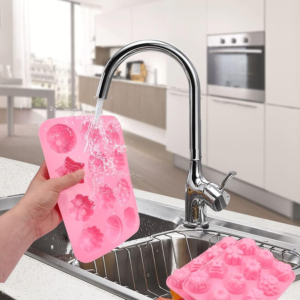 Molde de Silicona para Hornear BAKER DEPOT 3 Piezas 12 Agujeros