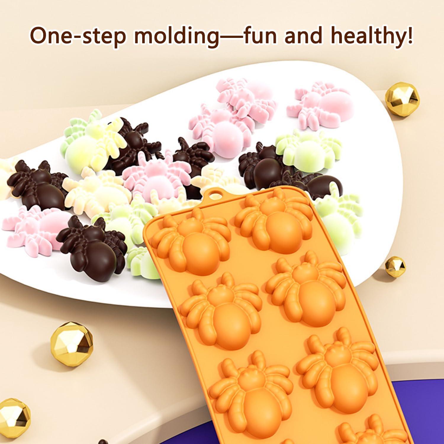 Set de 3 Moldes de Silicona Halloween Sinirttou 22 Cavidades