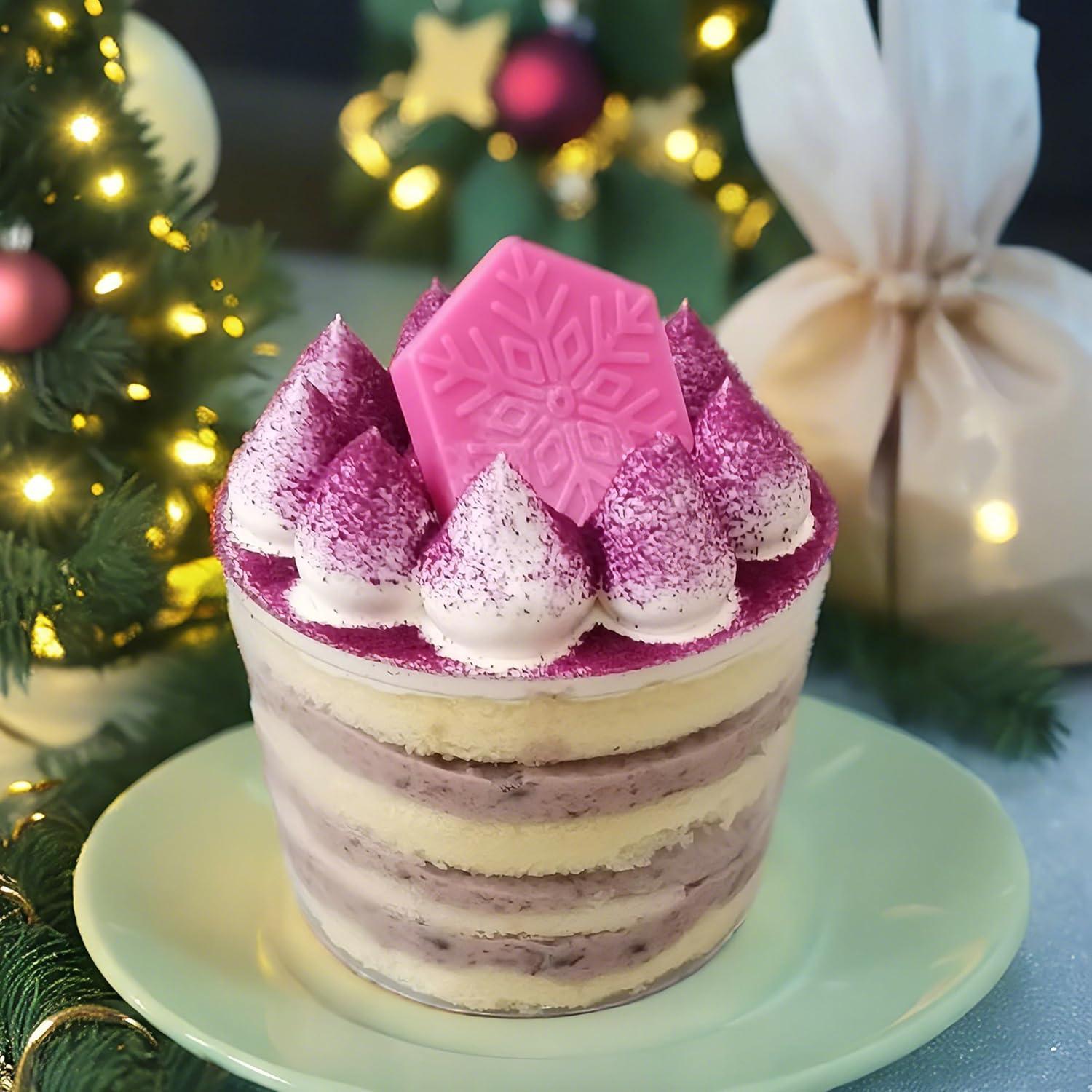 Moldes de Silicona Tadonyny Copo de Nieve Hexagonal 30x20cm