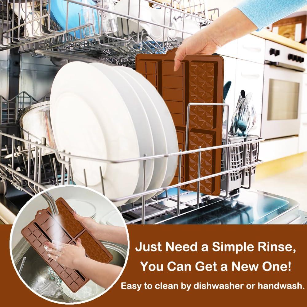 Moldes de Chocolate Silicona BENEKIY 6 Cavidades 27x17 cm