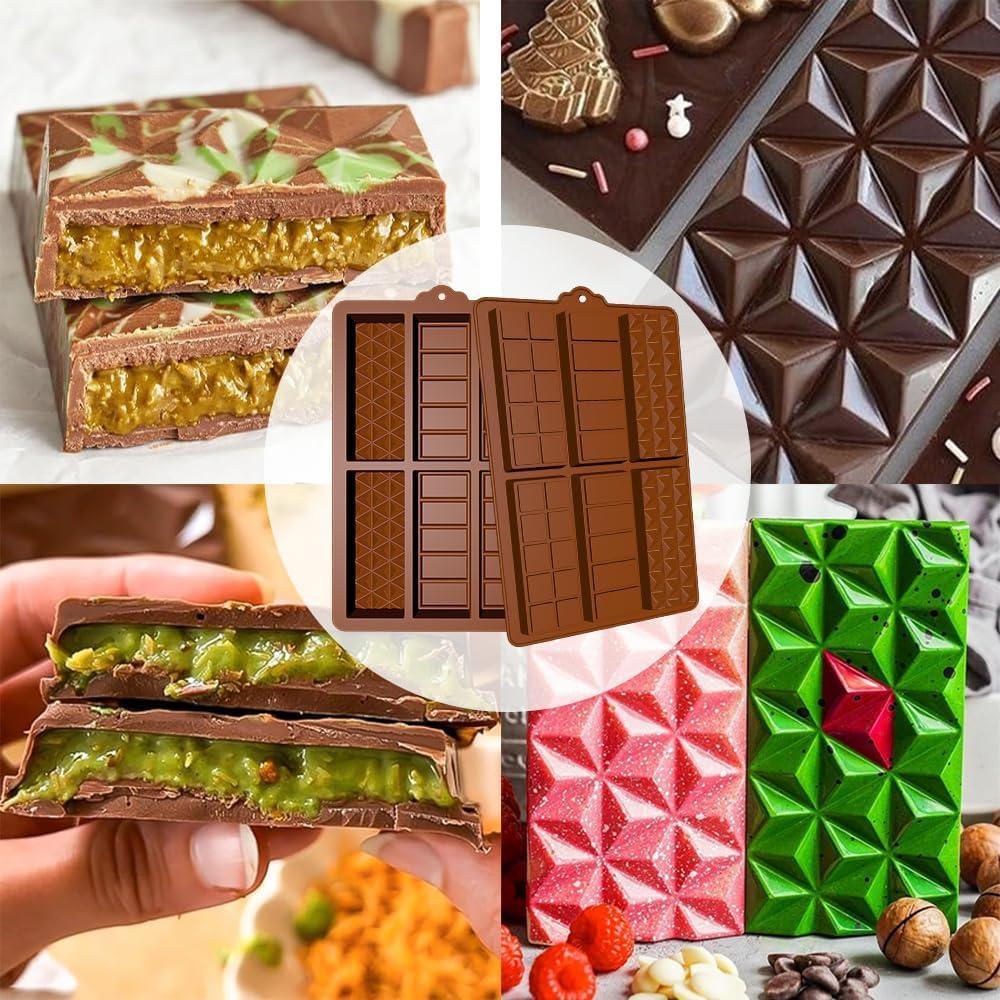 Moldes de Chocolate Silicona BENEKIY 6 Cavidades 27x17 cm