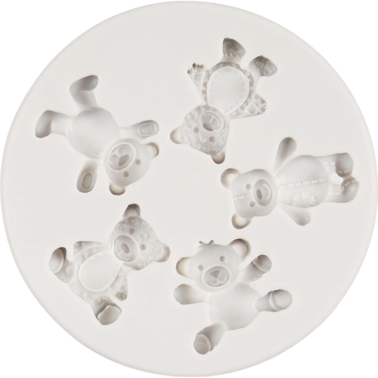 Molde de Silicona de Osito FCKEMLDS 7.19 cm para Pasteles