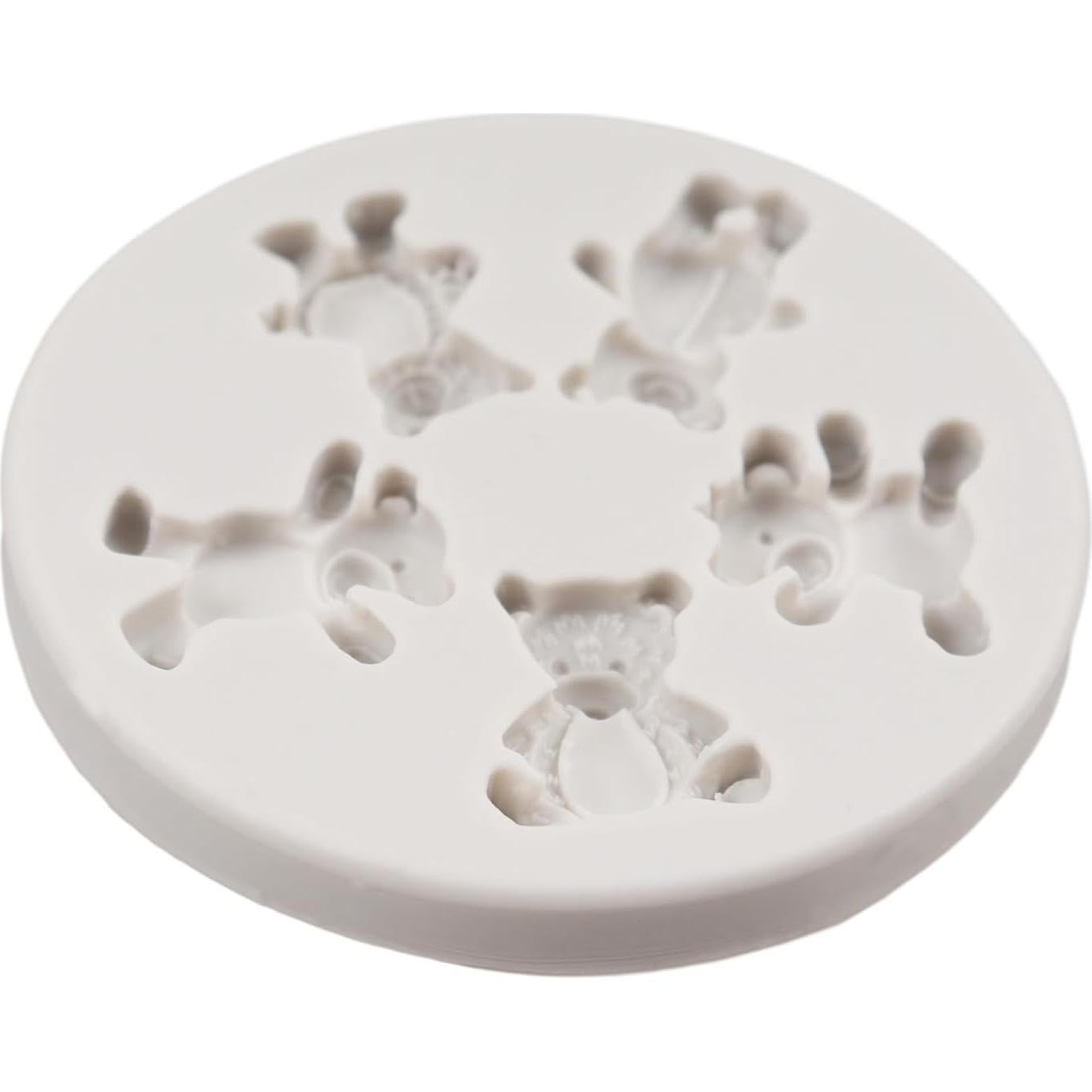 Molde de Silicona de Osito FCKEMLDS 7.19 cm para Pasteles