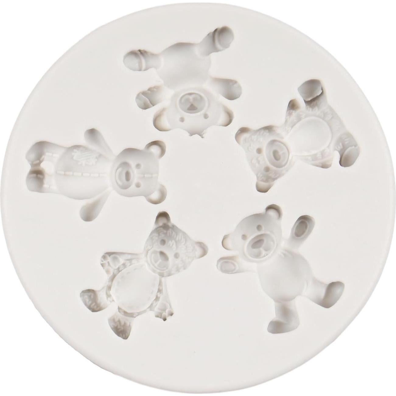 Molde de Silicona de Osito FCKEMLDS 7.19 cm para Pasteles