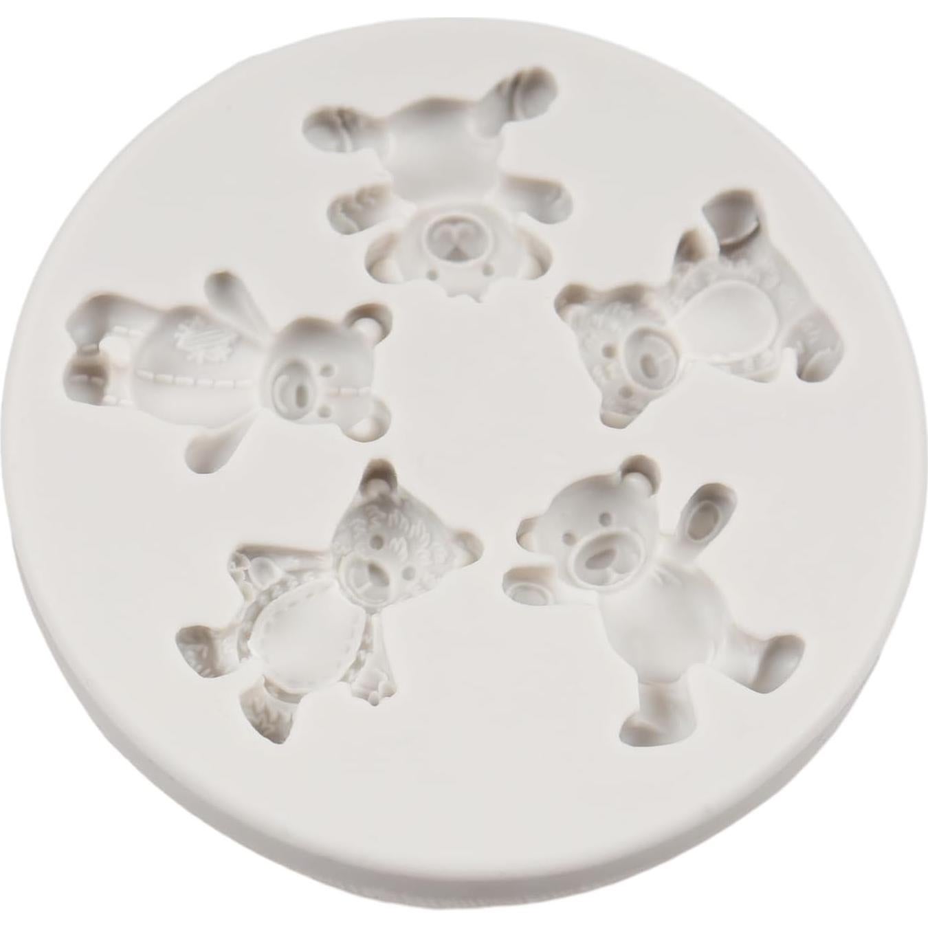 Molde de Silicona de Osito FCKEMLDS 7.19 cm para Pasteles