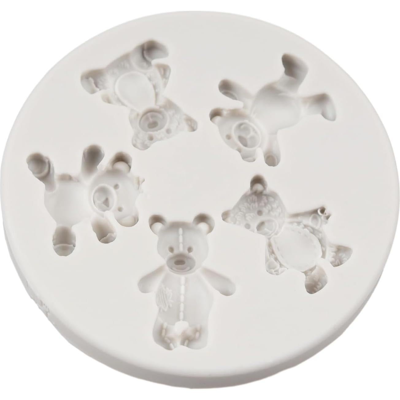 Molde de Silicona de Osito FCKEMLDS 7.19 cm para Pasteles