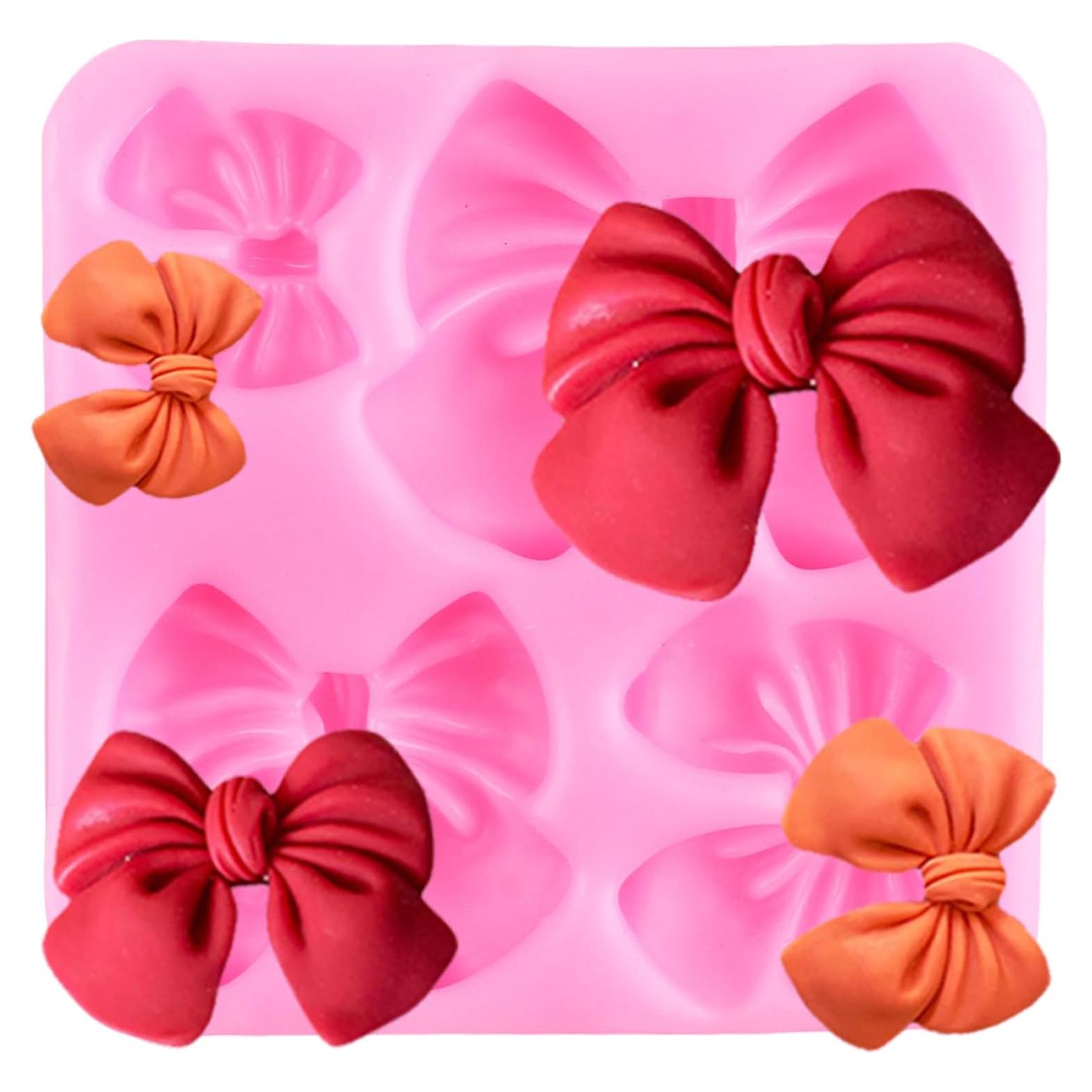 Molde de Silicona en Forma de Lazo YIHUOMOLDS 8.07x7.29 cm