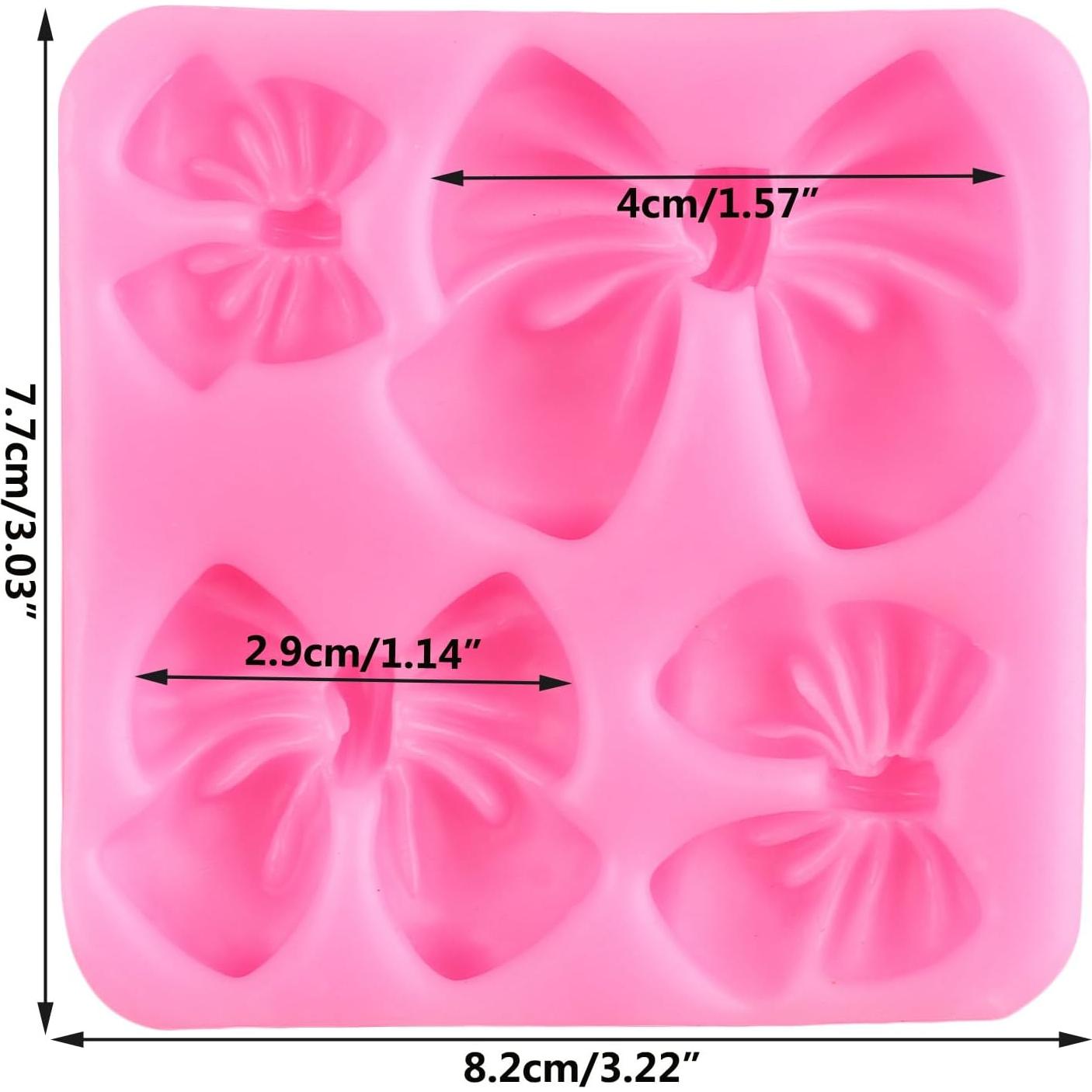 Molde de Silicona en Forma de Lazo YIHUOMOLDS 8.07x7.29 cm