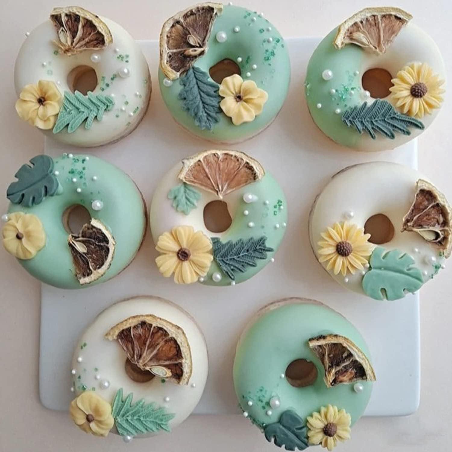 Set de 4 Moldes de Silicona para Decoración de Pasteles Mujiang