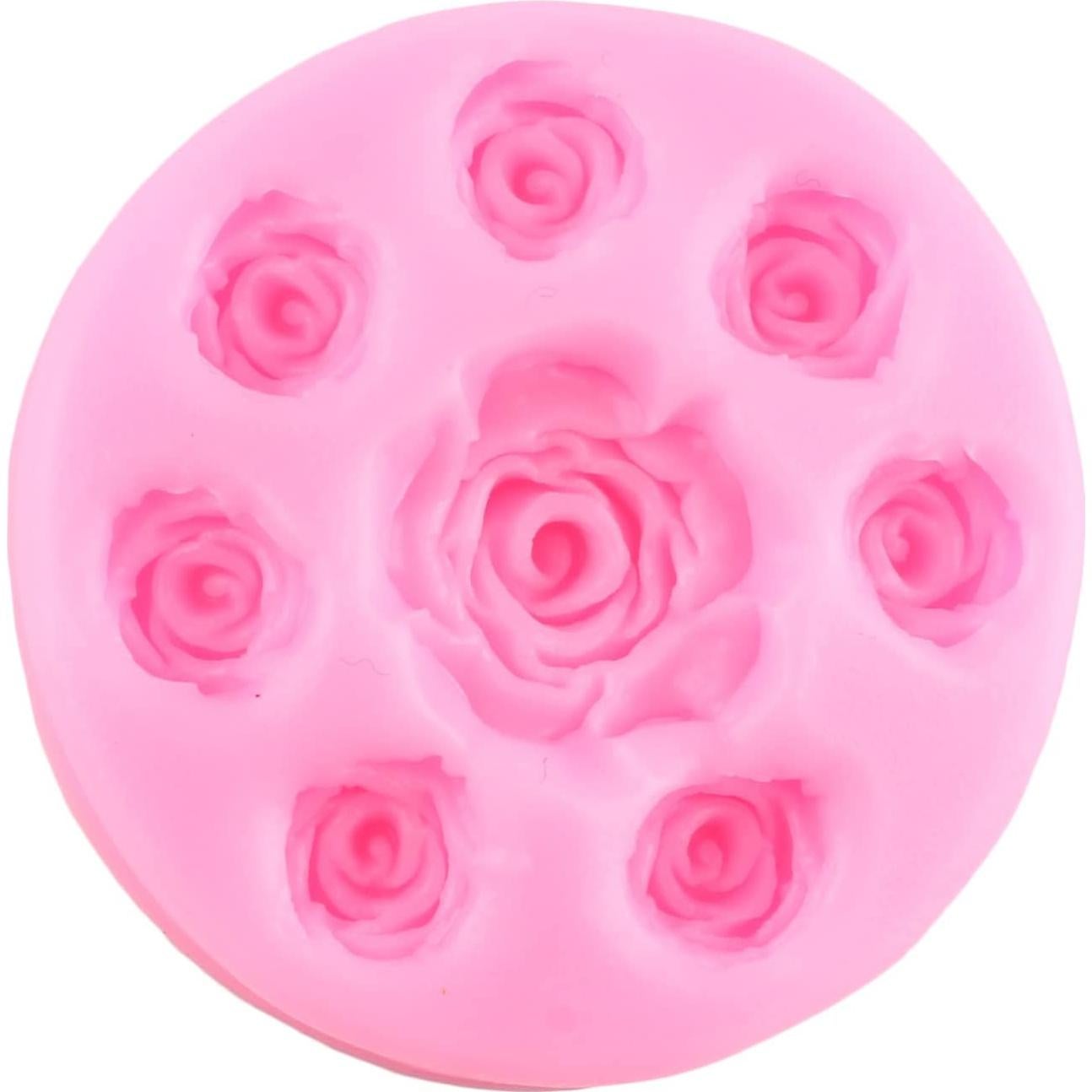 Set de 4 Moldes de Silicona para Decoración de Pasteles Mujiang