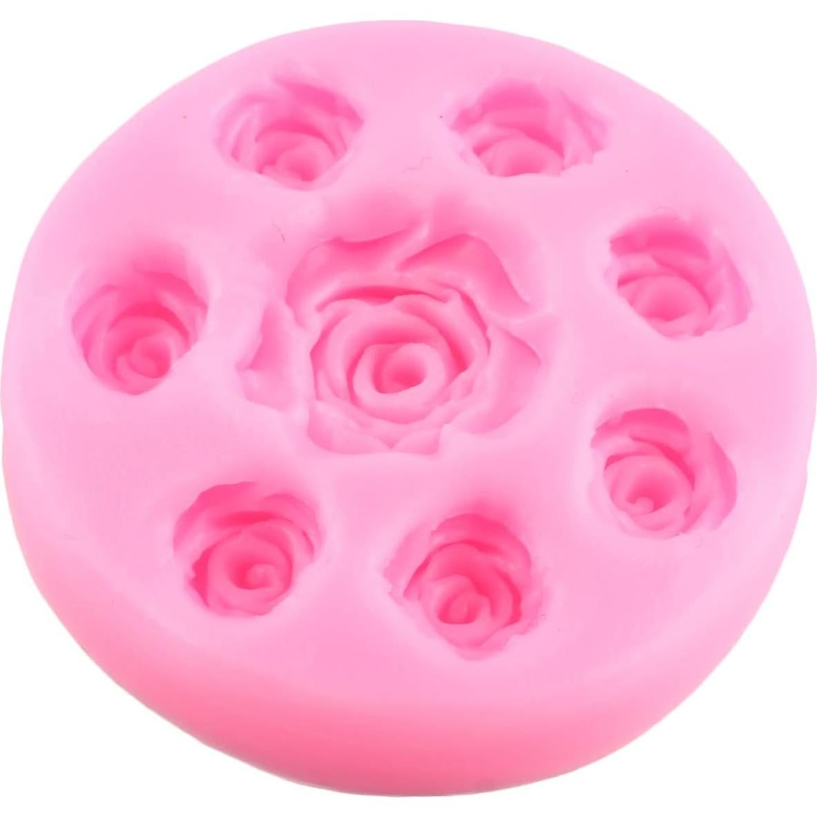 Set de 4 Moldes de Silicona para Decoración de Pasteles Mujiang