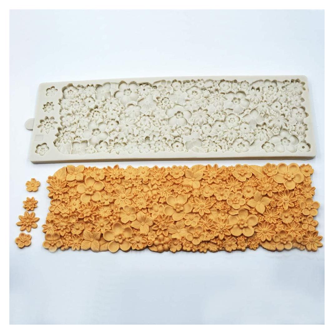 Molde de Silicona para Pasteles Namzi - Encaje Floral Comestible