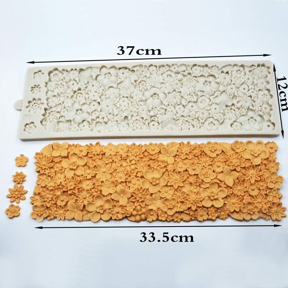 Molde de Silicona para Pasteles Namzi - Encaje Floral Comestible