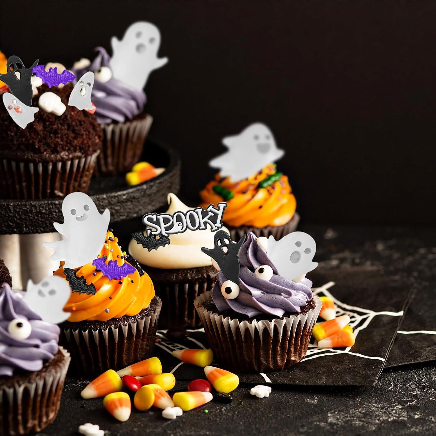 Moldes de Silicona Halloween Whaline - 4 Fantasmas Rosa