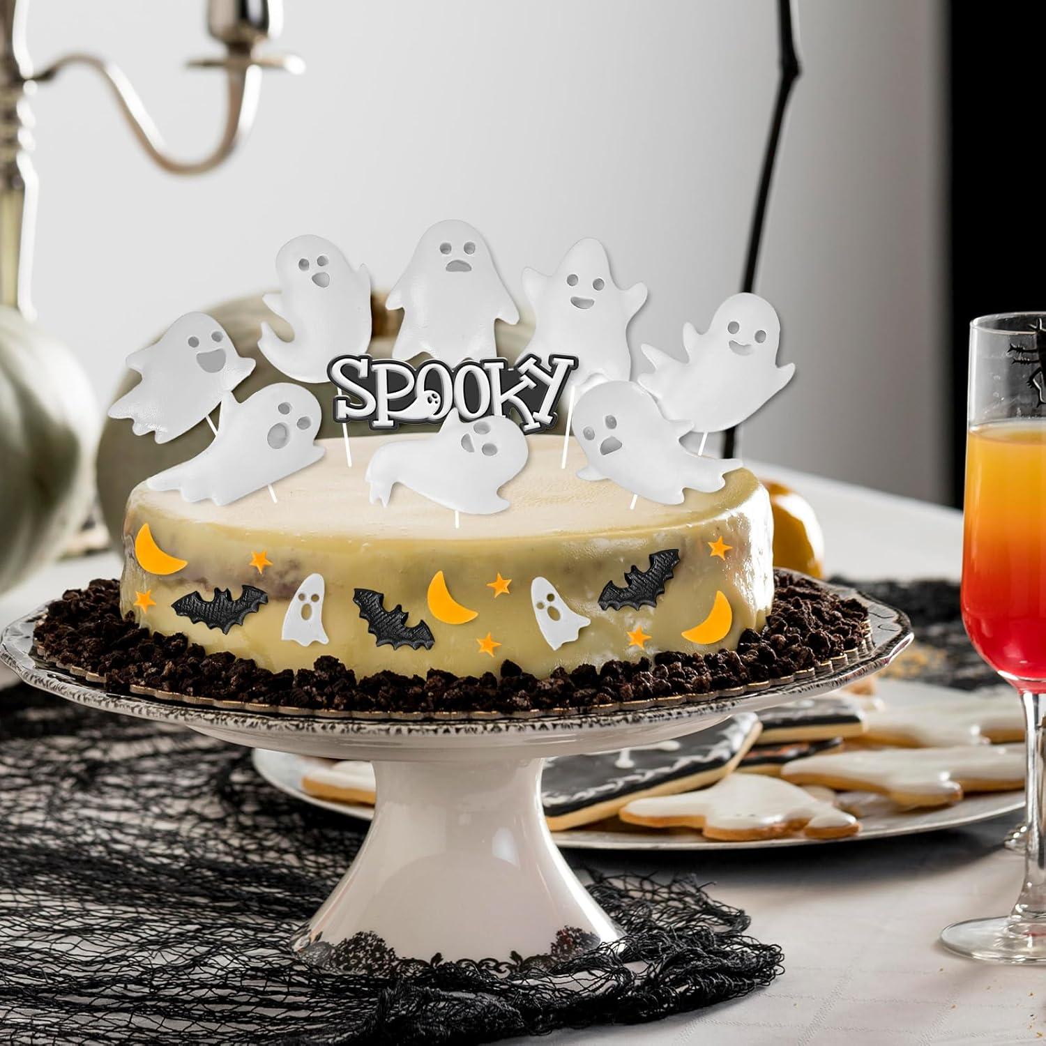 Moldes de Silicona Halloween Whaline - 4 Fantasmas Rosa