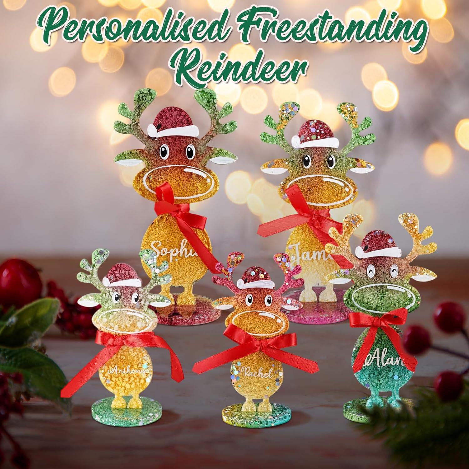 Moldes de Resina de Reno de Navidad LET'S RESIN - 3 Tamaños