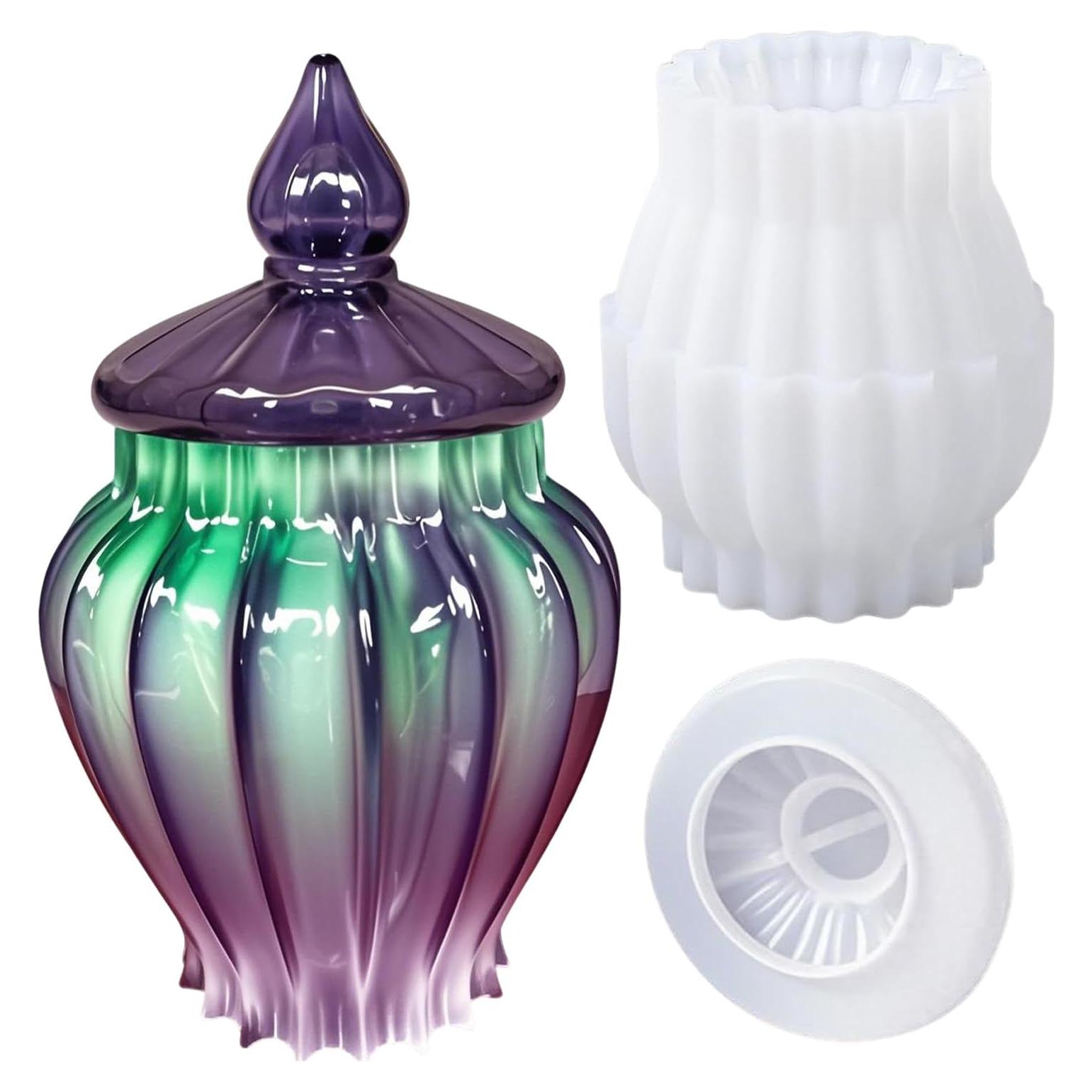 Molde de Silicona SHOSKY para Tarro con Tapa 5x10 cm