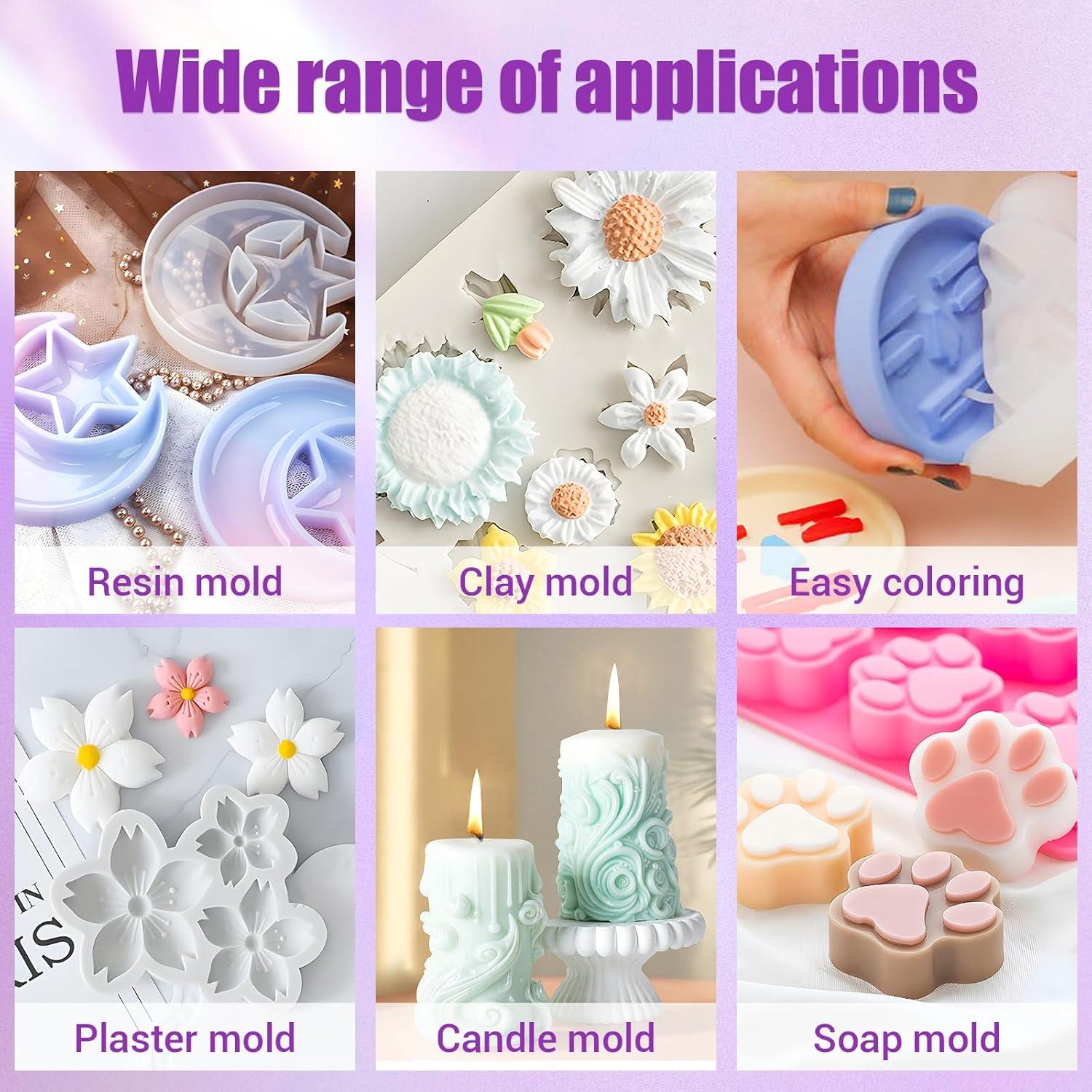 Kit de Moldes de Silicona 66oz SHORE RESIN - Dureza 15A