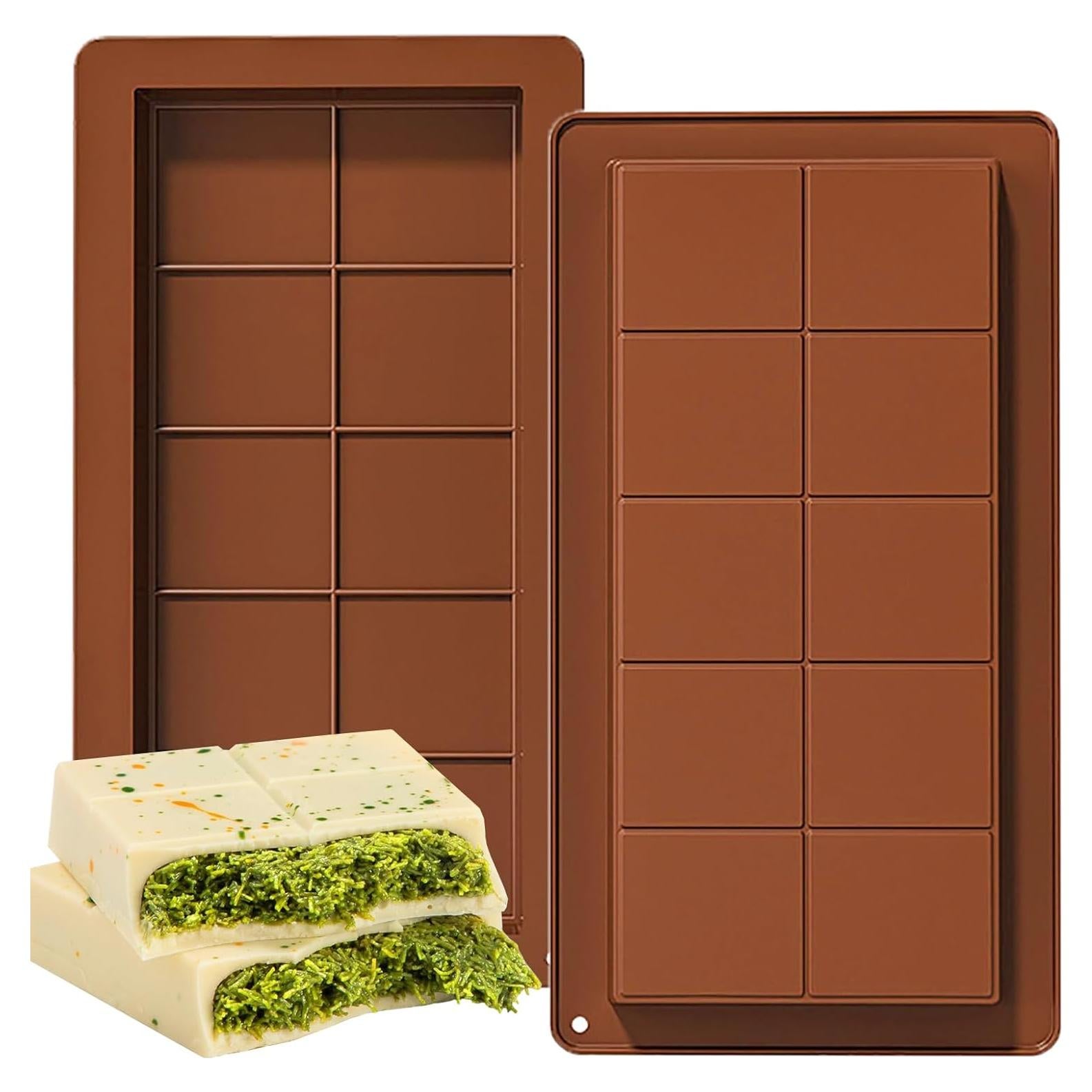 Molde de Chocolate SmartKitch 2PCS Silicona Profunda 25.4x13.5cm