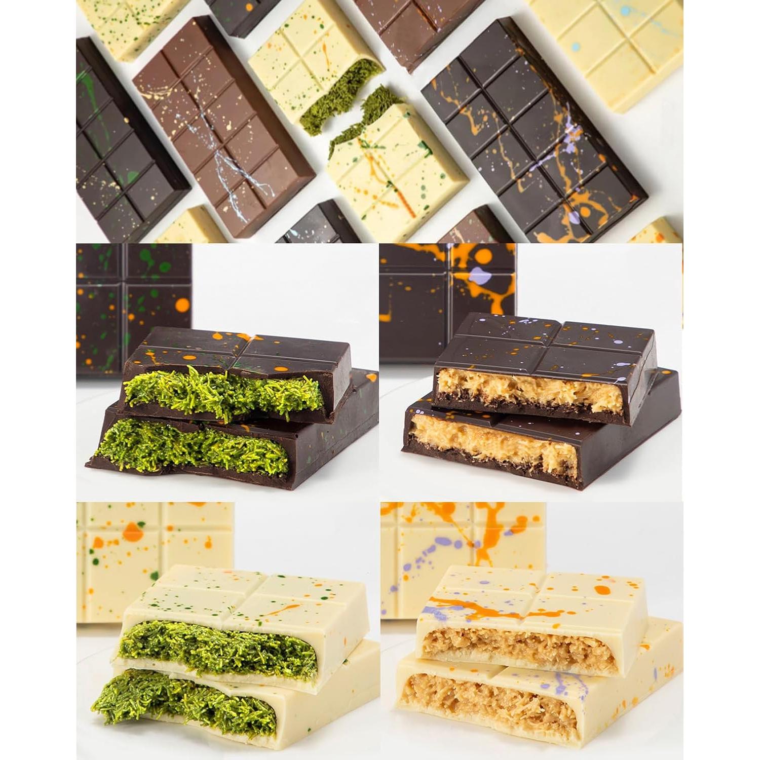 Molde de Chocolate SmartKitch 2PCS Silicona Profunda 25.4x13.5cm