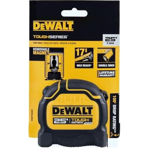 Cinta Métrica Dewalt ToughSeries 7.62 m - 2 Paquete