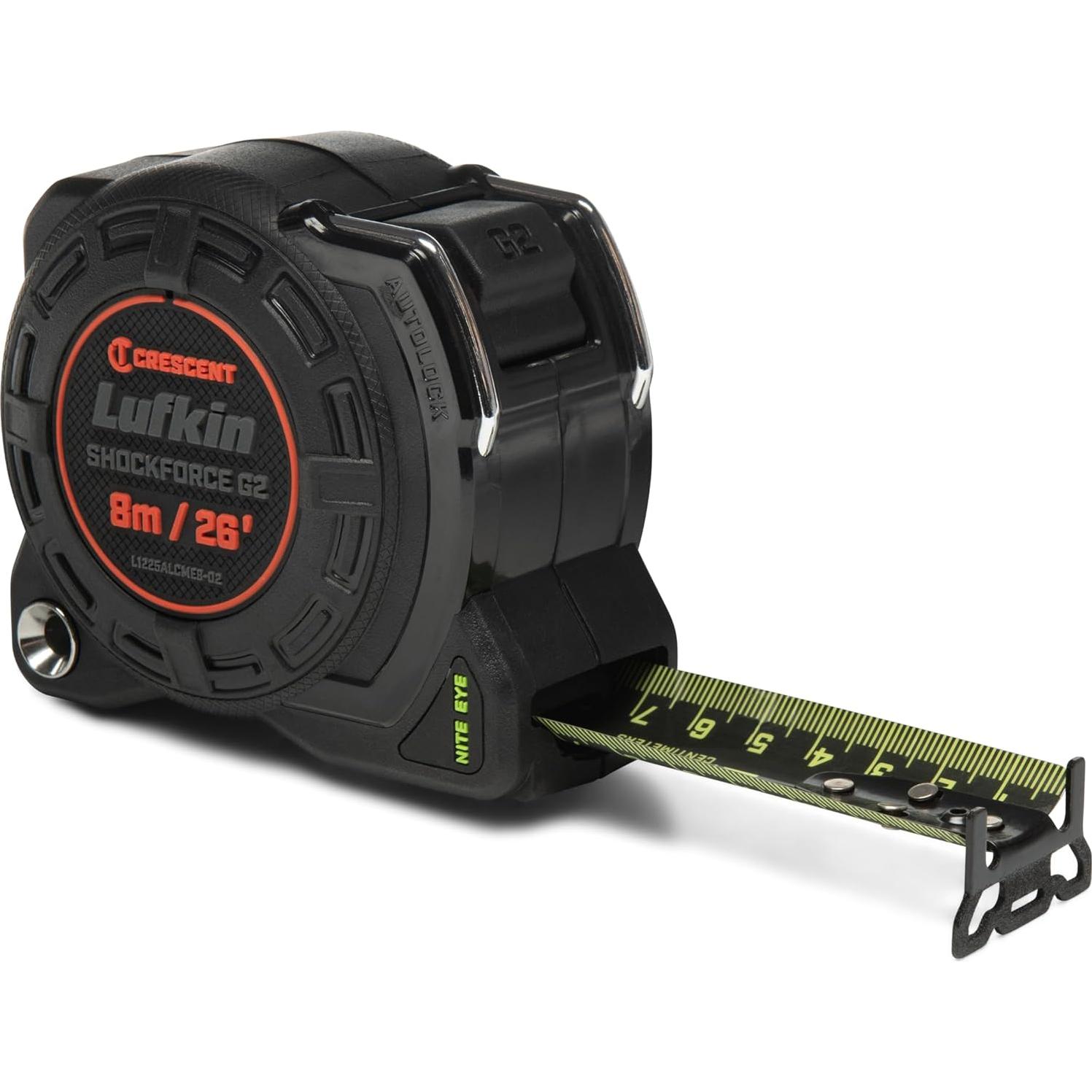 Cinta Métrica Lufkin Shockforce G2 5.18 m Nite Eye 14.22 cm