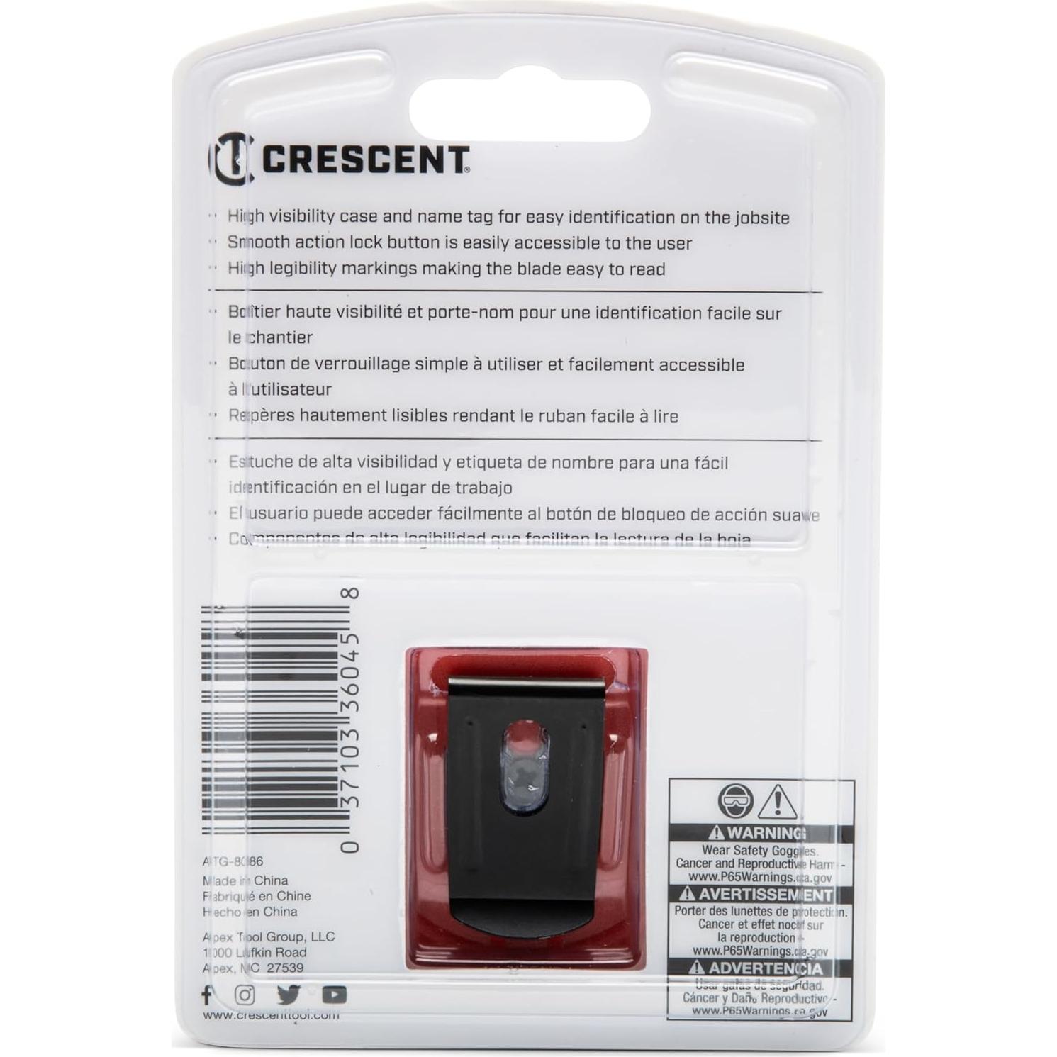 Cinta Métrica Lufkin 7.6 m L625-02 con bloqueo suave