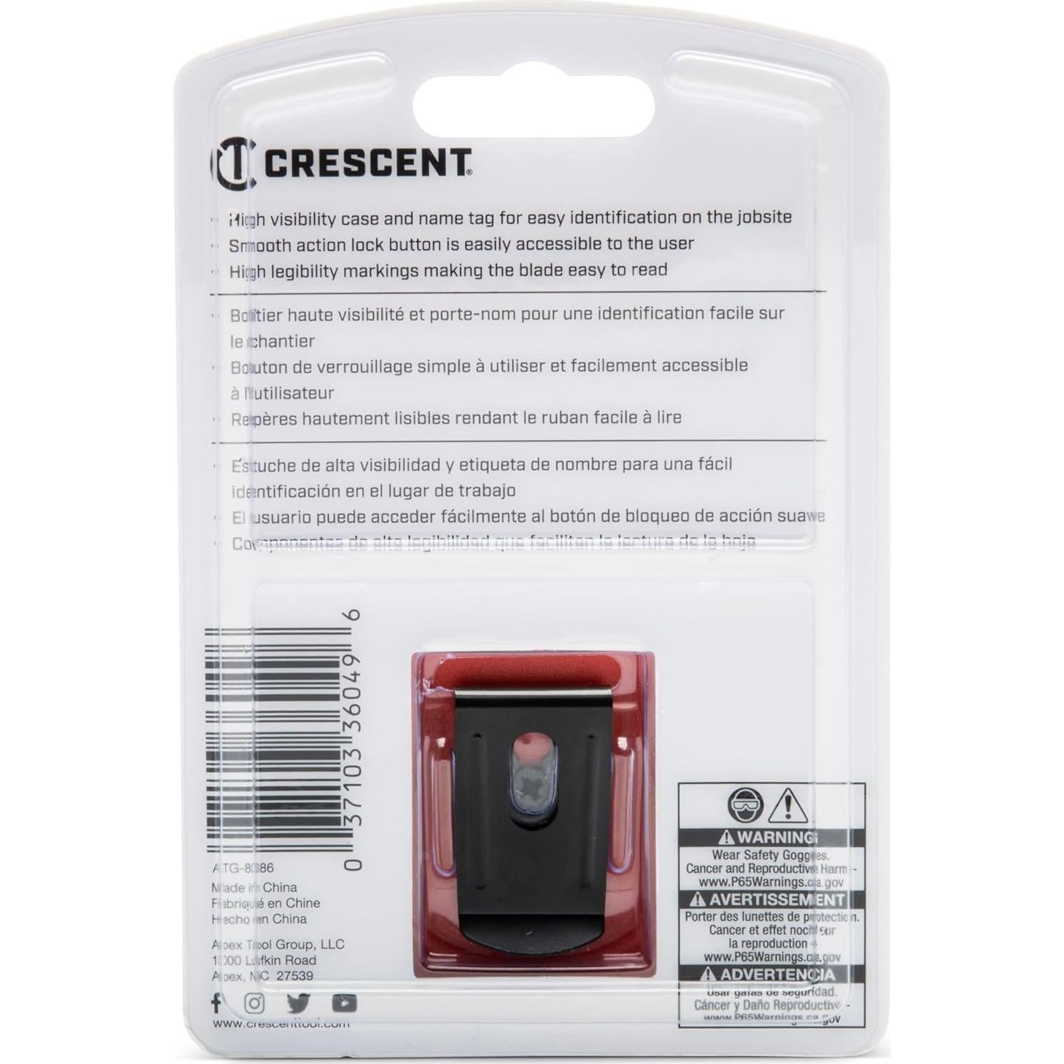 Cinta Métrica Lufkin 8m - L625CME-02, Alta Visibilidad