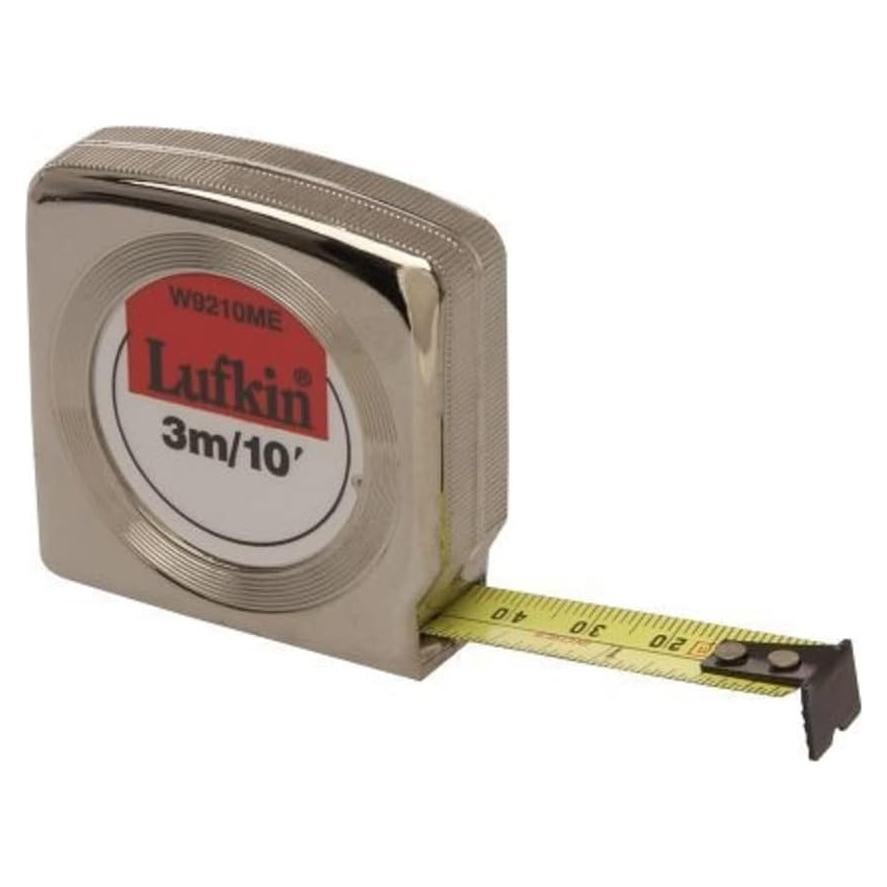Cinta Métrica Lufkin 3m x 1.27cm Retorno de Poder Cromada