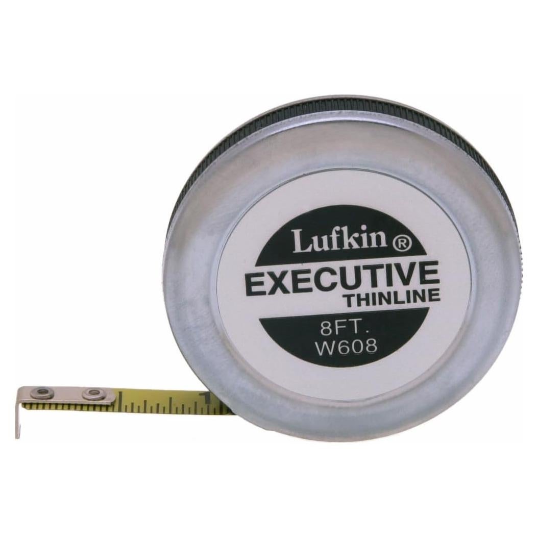Cinta Métrica Ejecutiva Thinline Lufkin 2.4m Amarilla W608