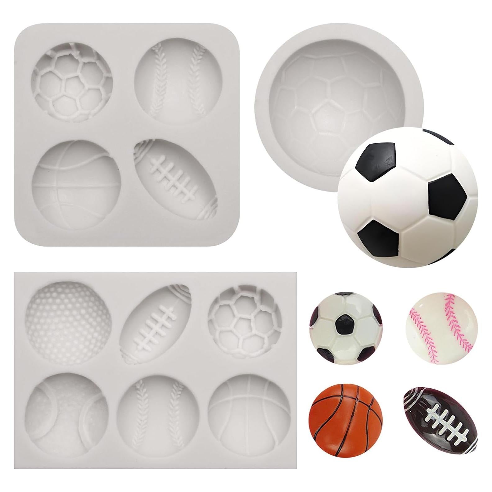 Juego de Moldes de Silicona Octhallow para Pelotas Deportivas