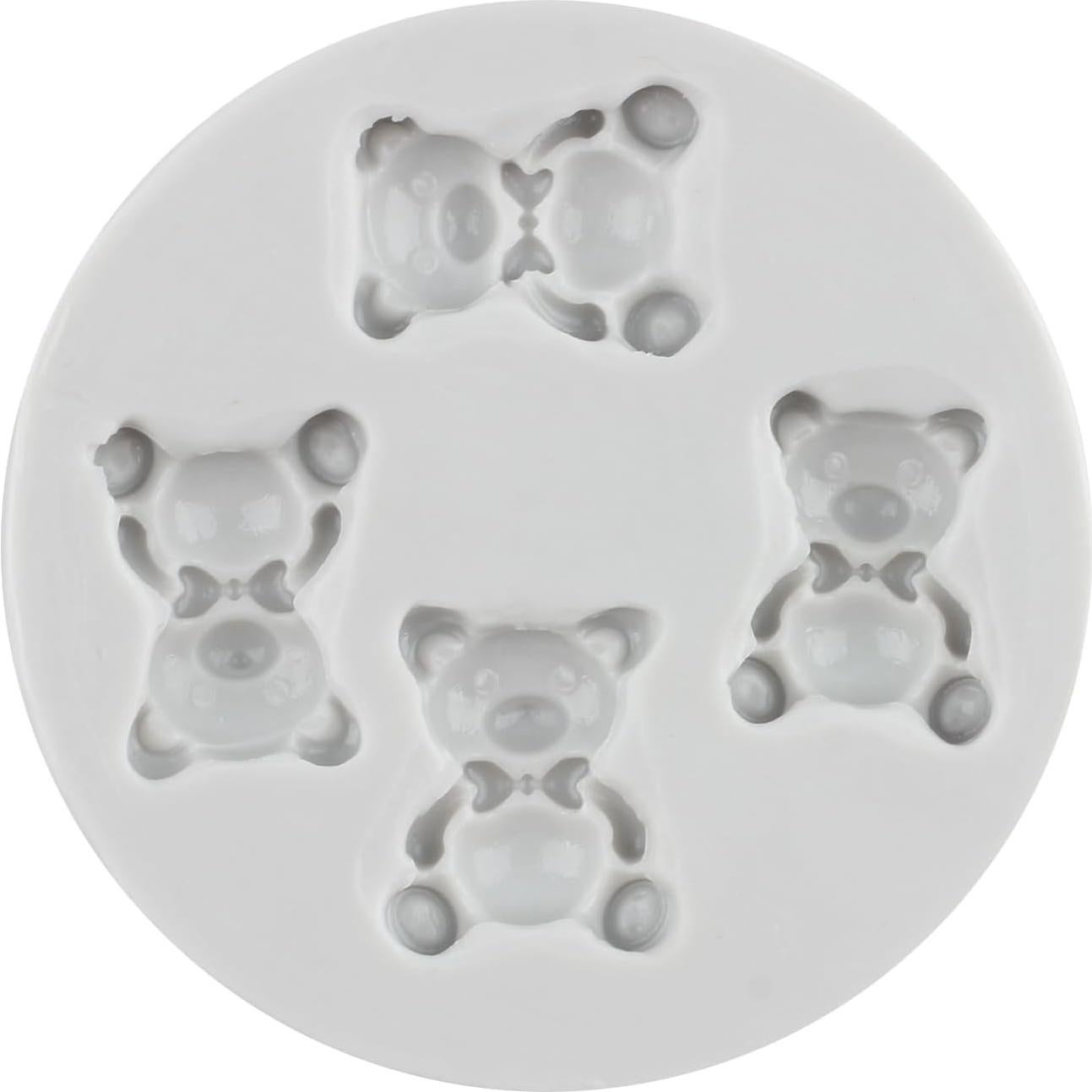 Molde de Silicona de Osito MINFEIDMS 7.69x7.69 cm Reutilizable