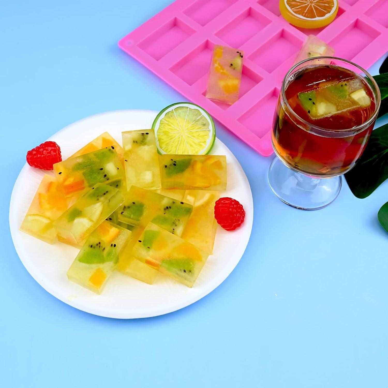 Moldes de Silicona Sakolla 2 Pack para Chocolate y Jabón