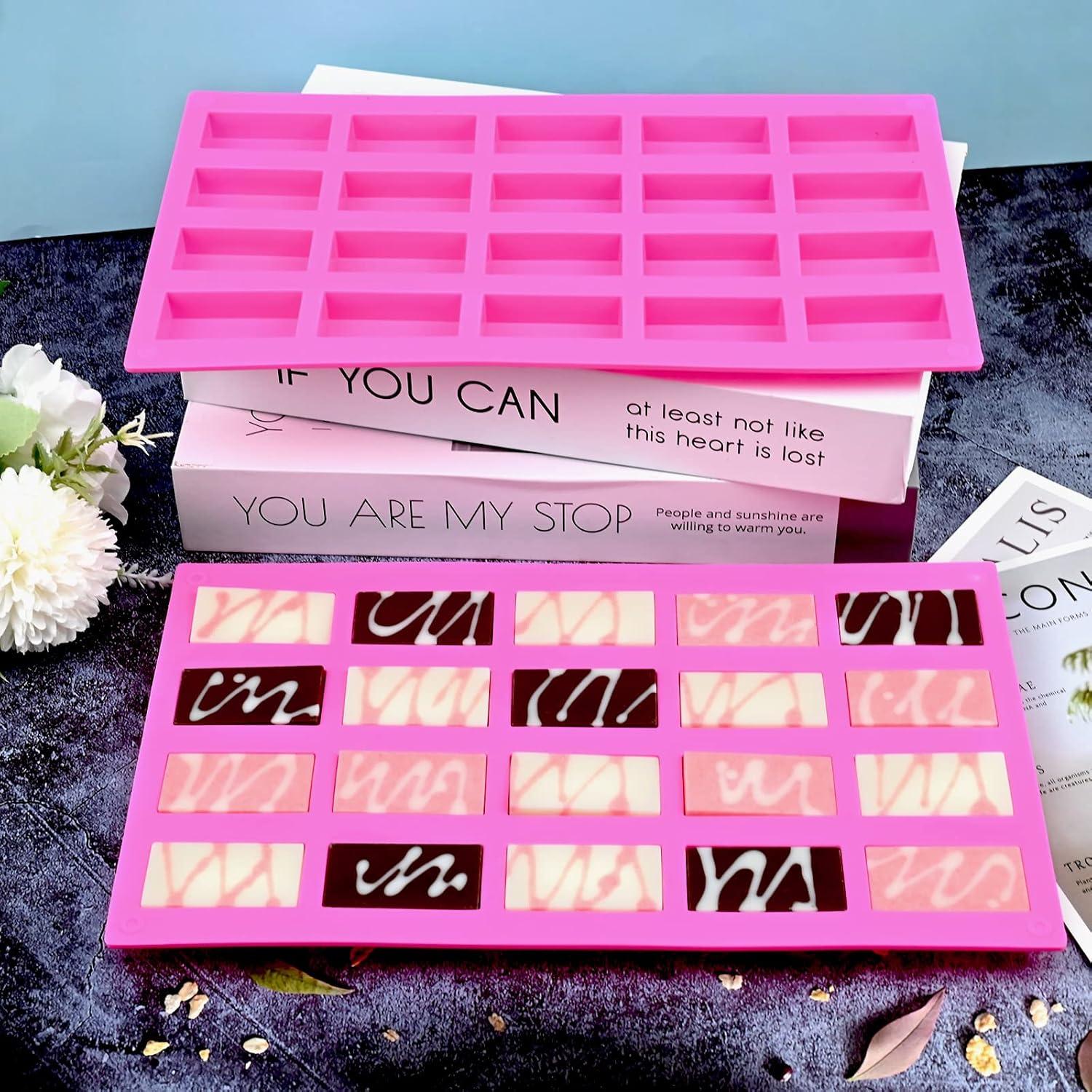 Moldes de Silicona Sakolla 2 Pack para Chocolate y Jabón