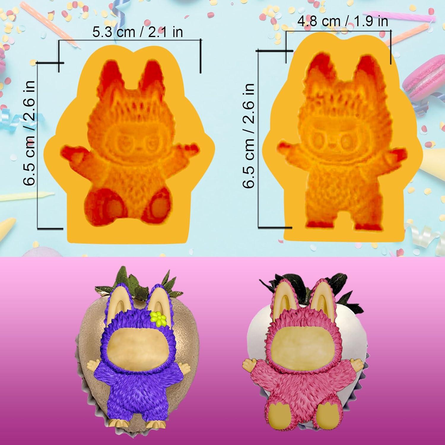 Set de Moldes de Silicona Toni Crafty 2 Pcs para Chocolate y DIY