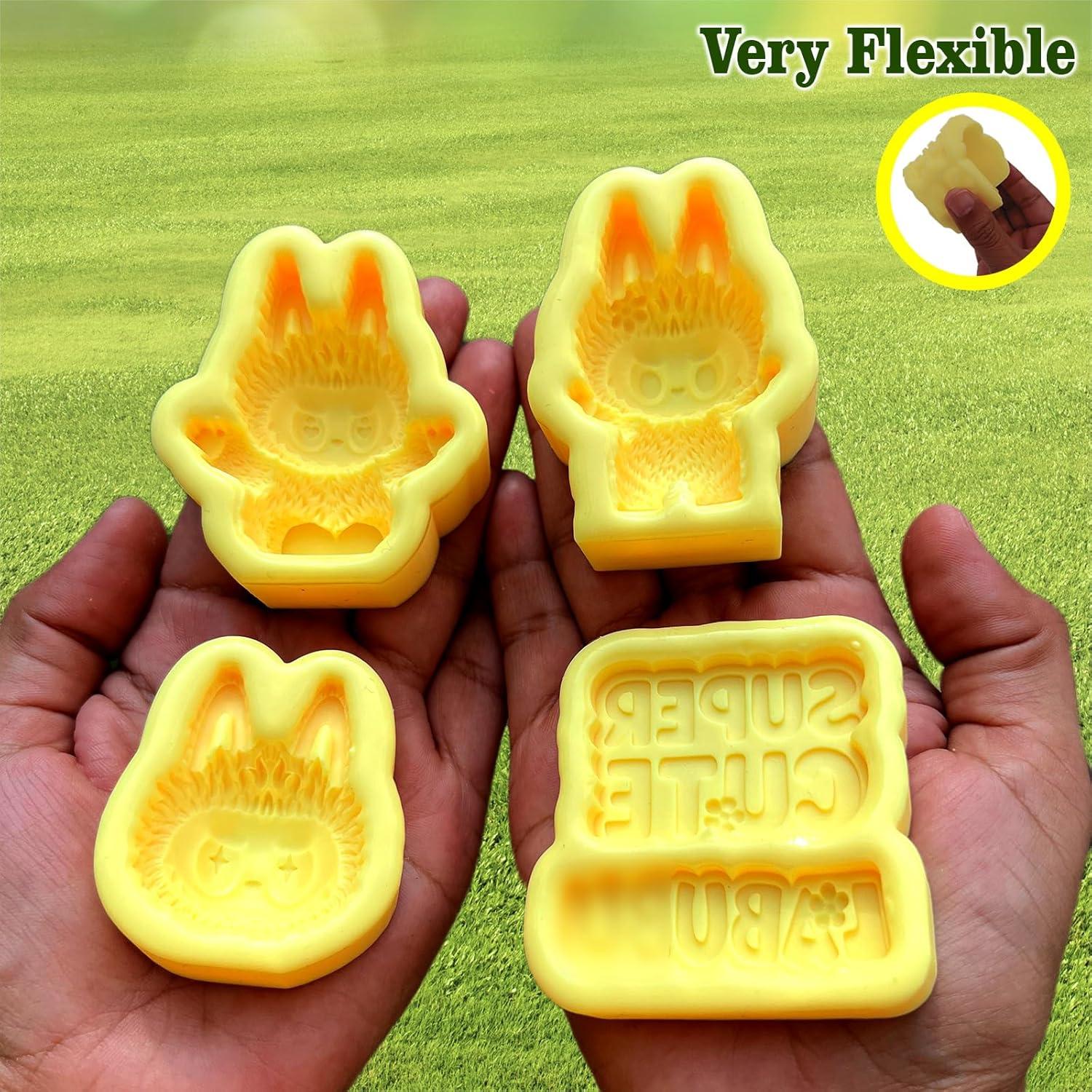 Set de Moldes de Silicona Toni Crafty 4 Piezas 3D