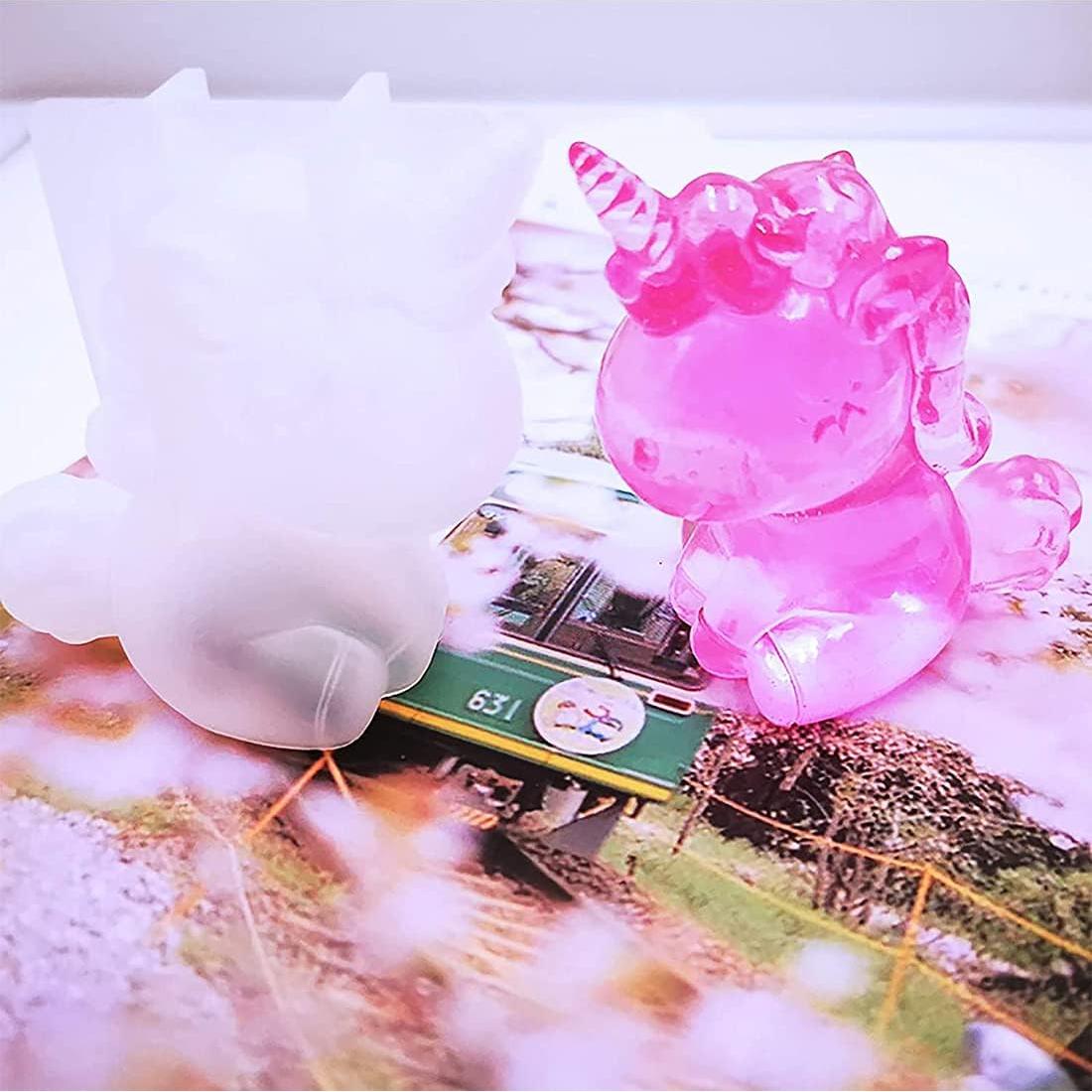 3 Moldes de Silicona de Resina 3D AngelReally - Oso y Gato