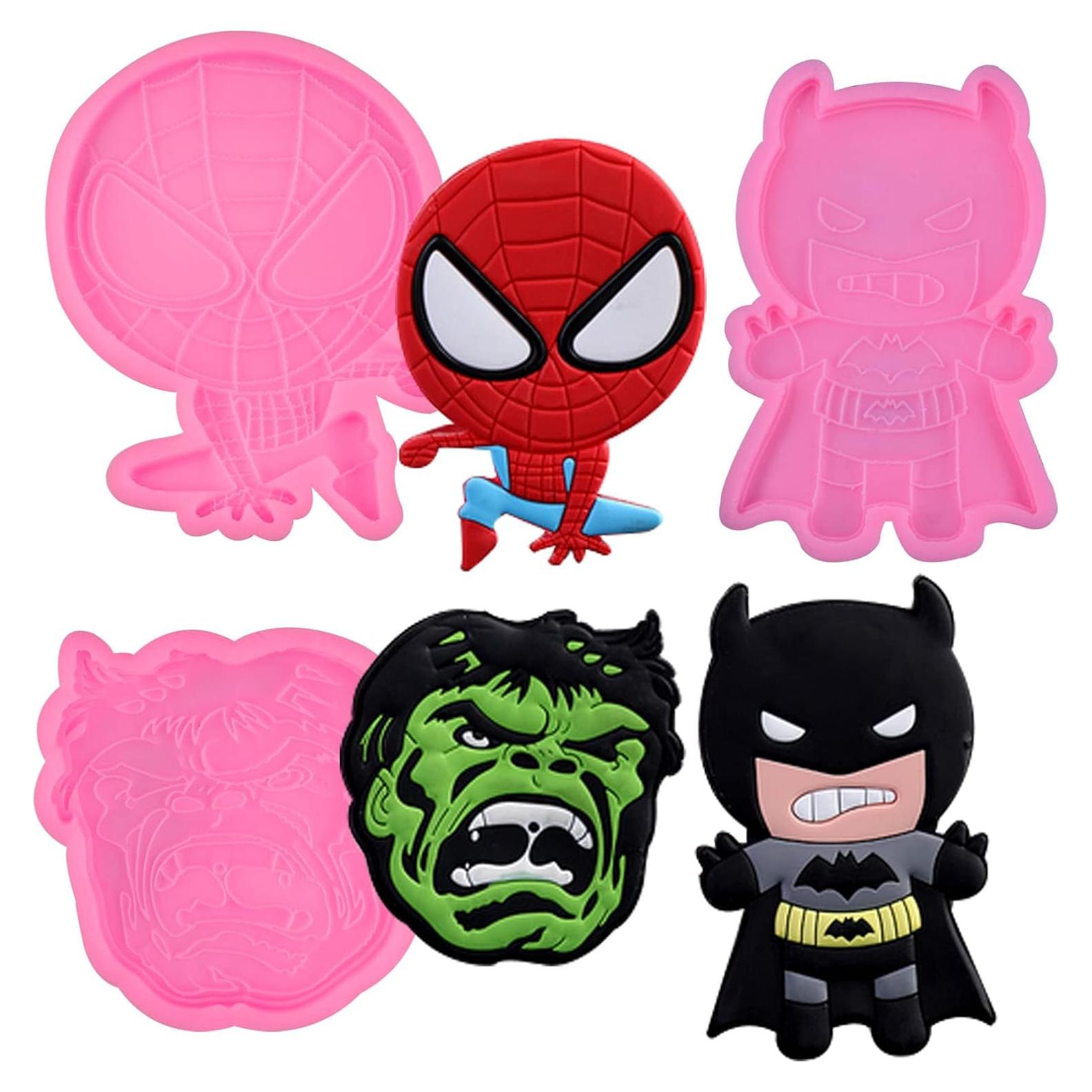 Molde de Silicona 3 Piezas Yedadone para Fondant y Chocolate