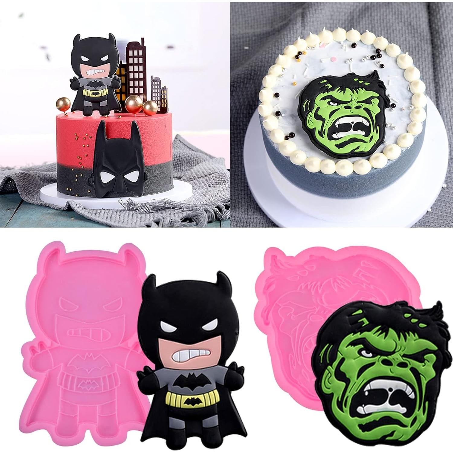 Molde de Silicona 3 Piezas Yedadone para Fondant y Chocolate