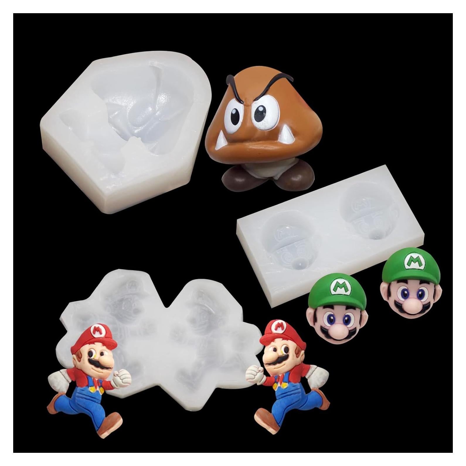 Molde de Silicona Yedadone 3 Piezas para Fondant y Galletas