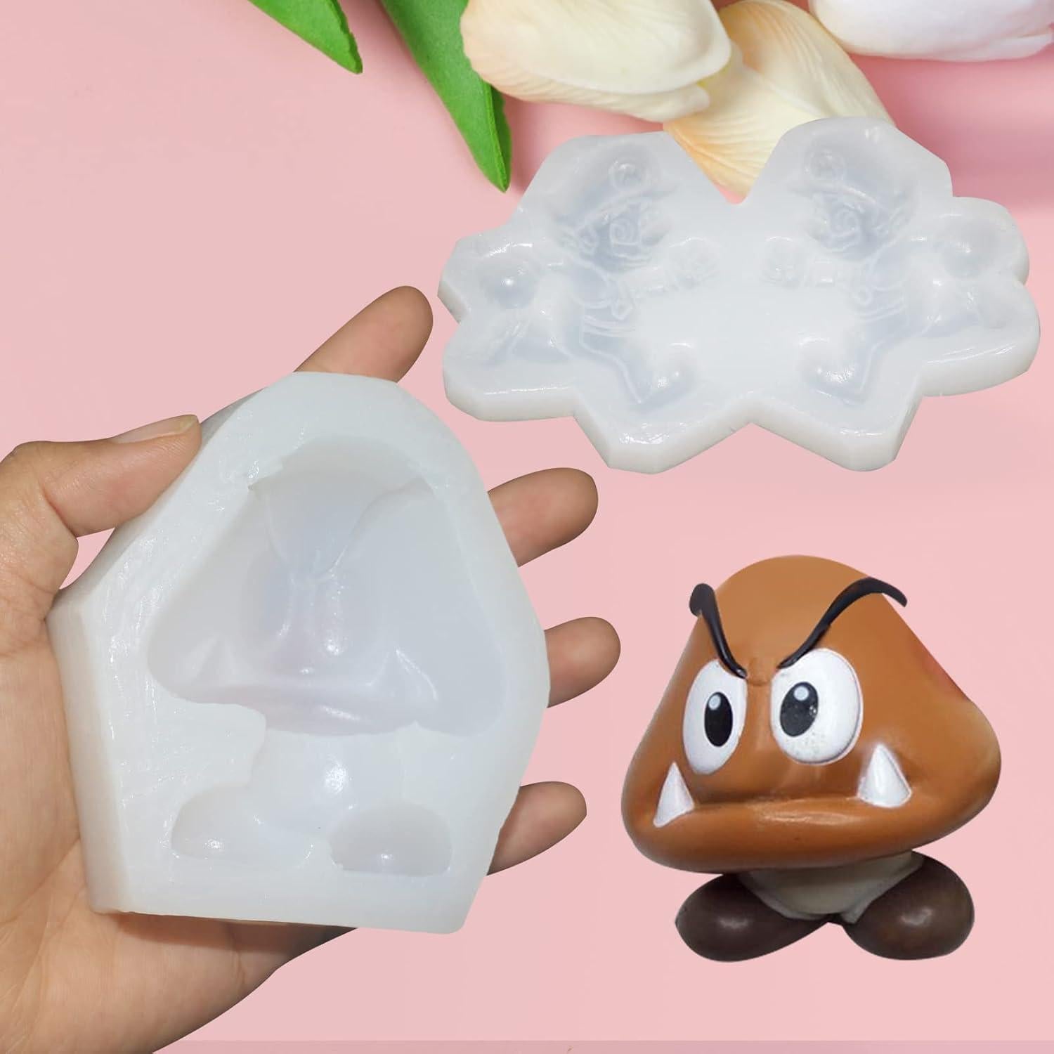 Molde de Silicona Yedadone 3 Piezas para Fondant y Galletas