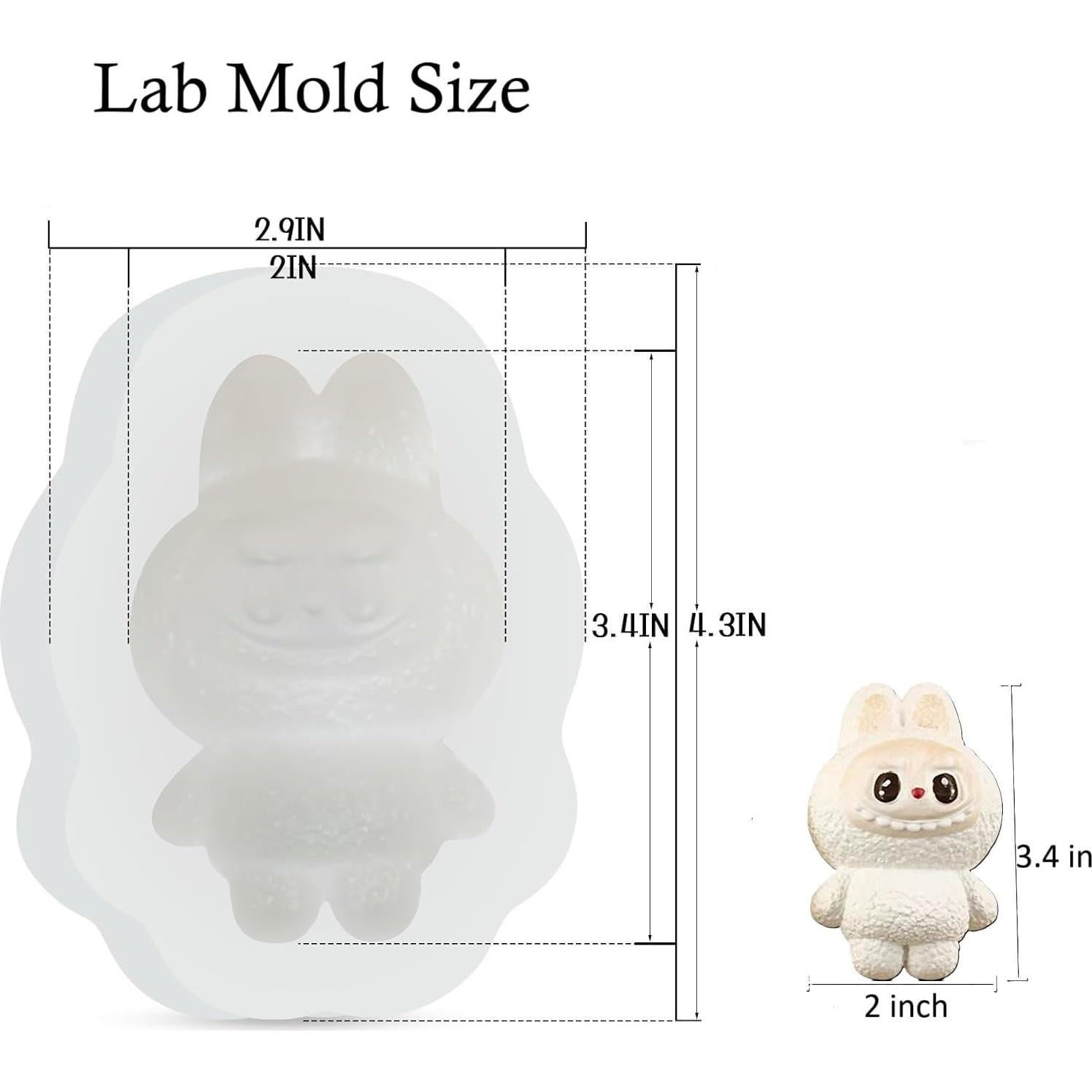 Molde de Chocolate 3D Ksdhotware de Silicona para Manualidades