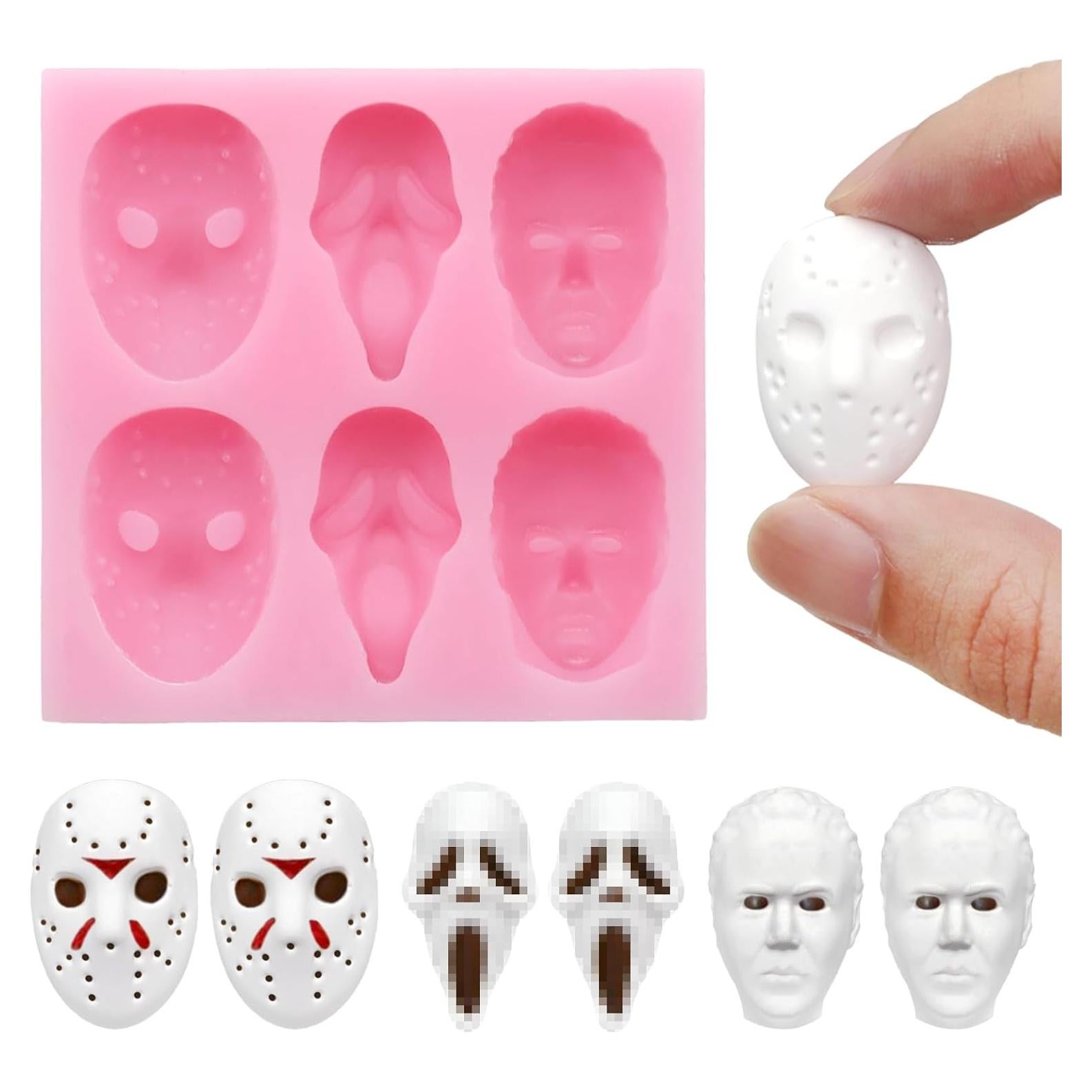 Molde de Chocolate 3D Calavera NSSHEL Silicona Grado Alimenticio